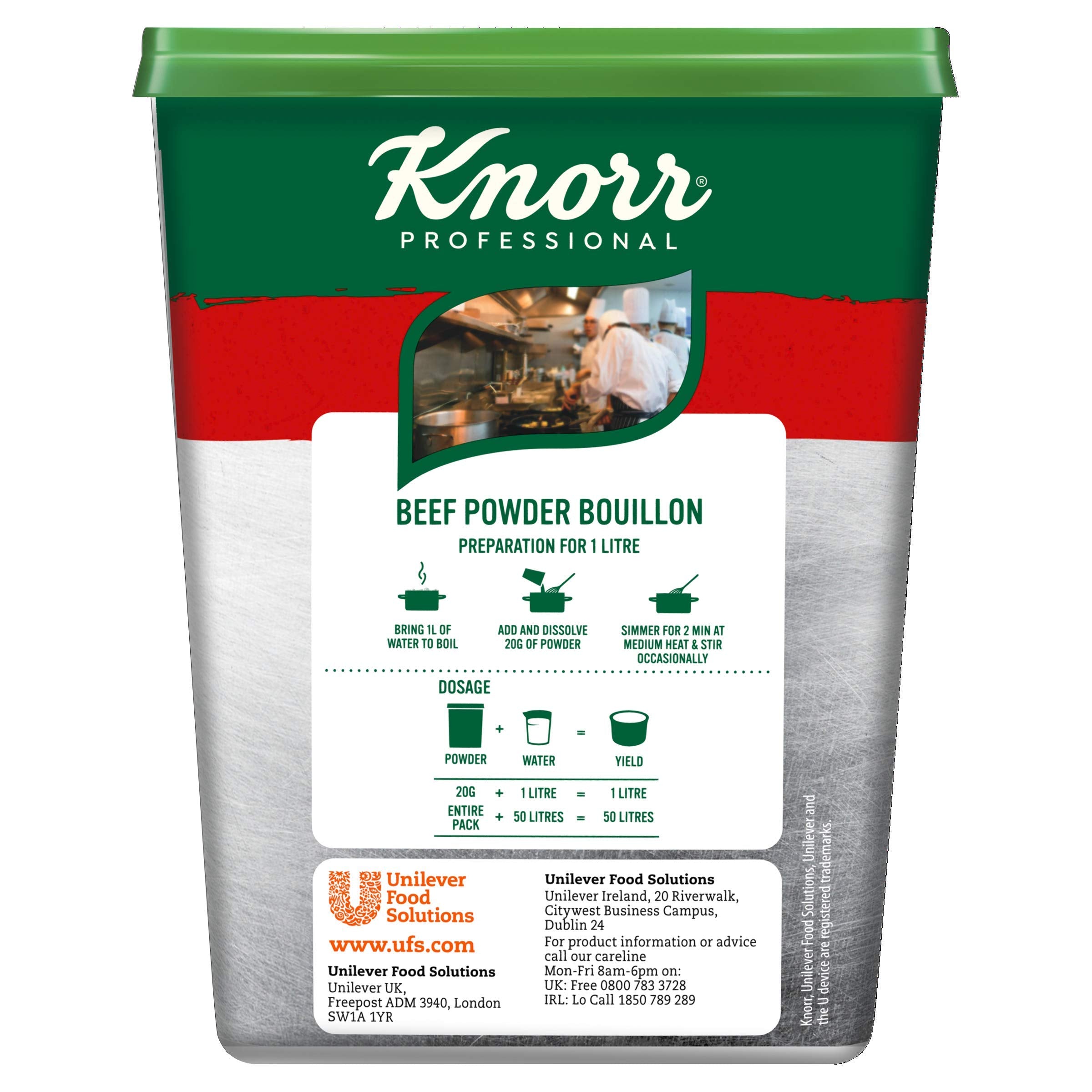 Knorr Professional Beef Powder Bouillon, 1 kg 3