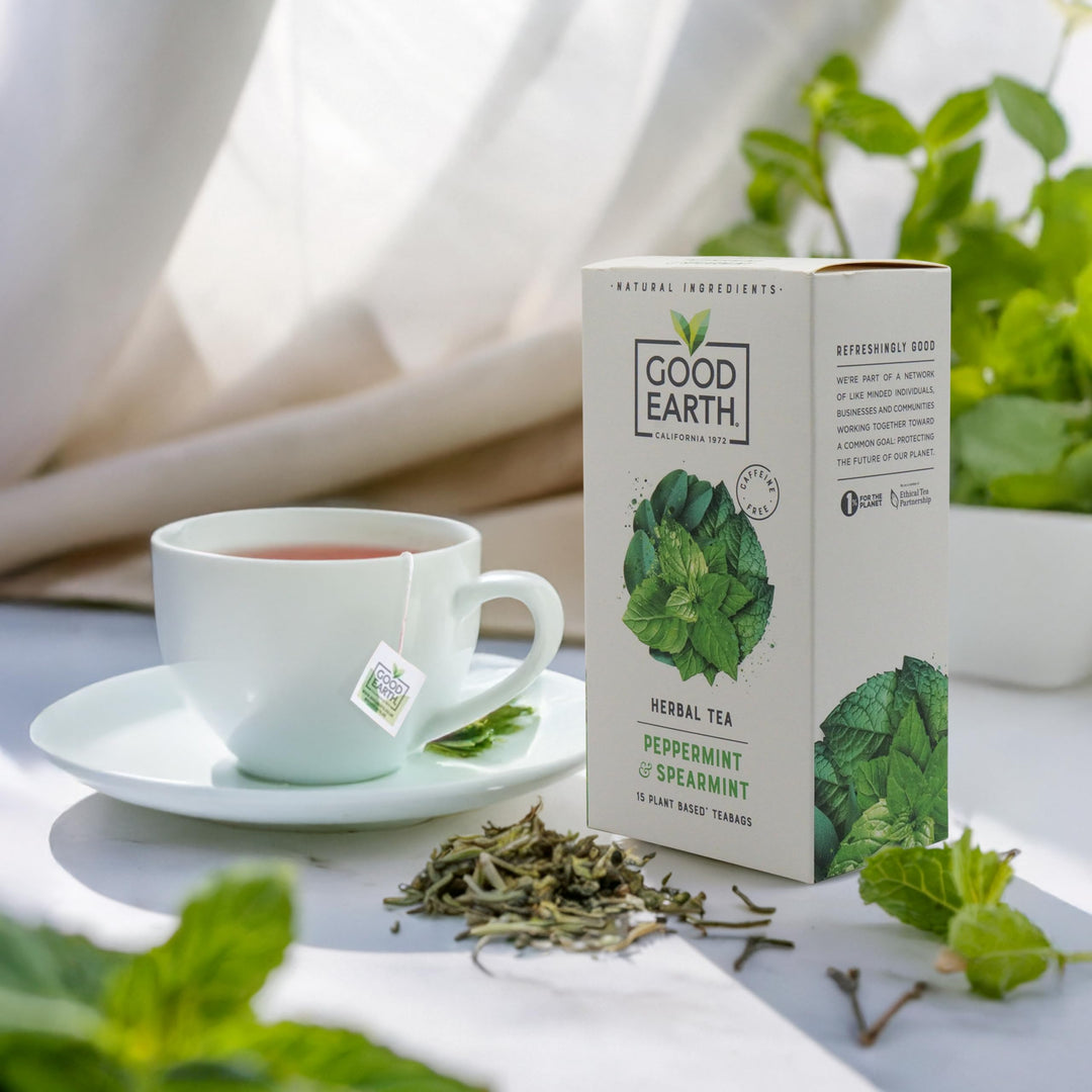 Good Earth Tea Co. - Peppermint & Spearmint Herbal Tea Bags
