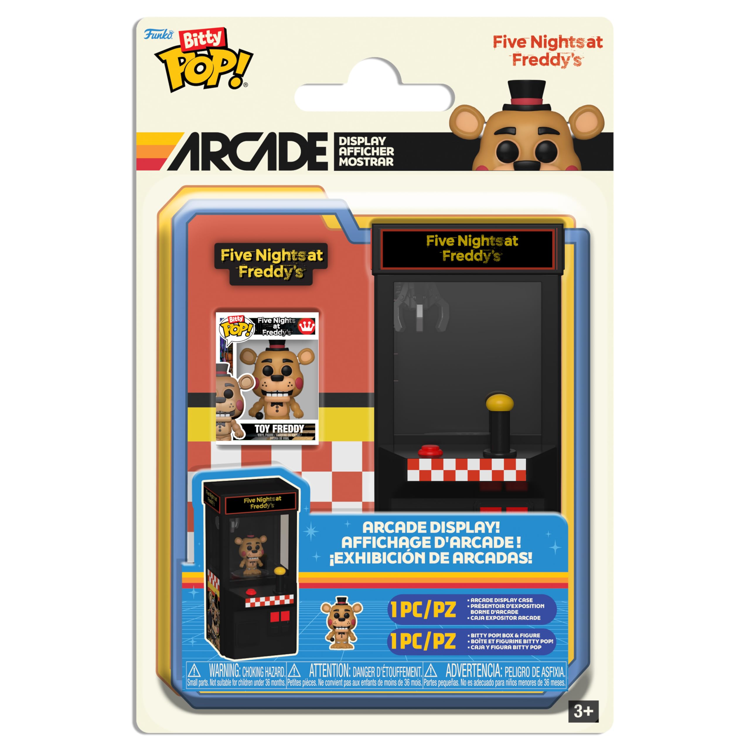 Funko Bitty POP! Arcade Figure - Toy Freddy | Vinyl | 3.75 in