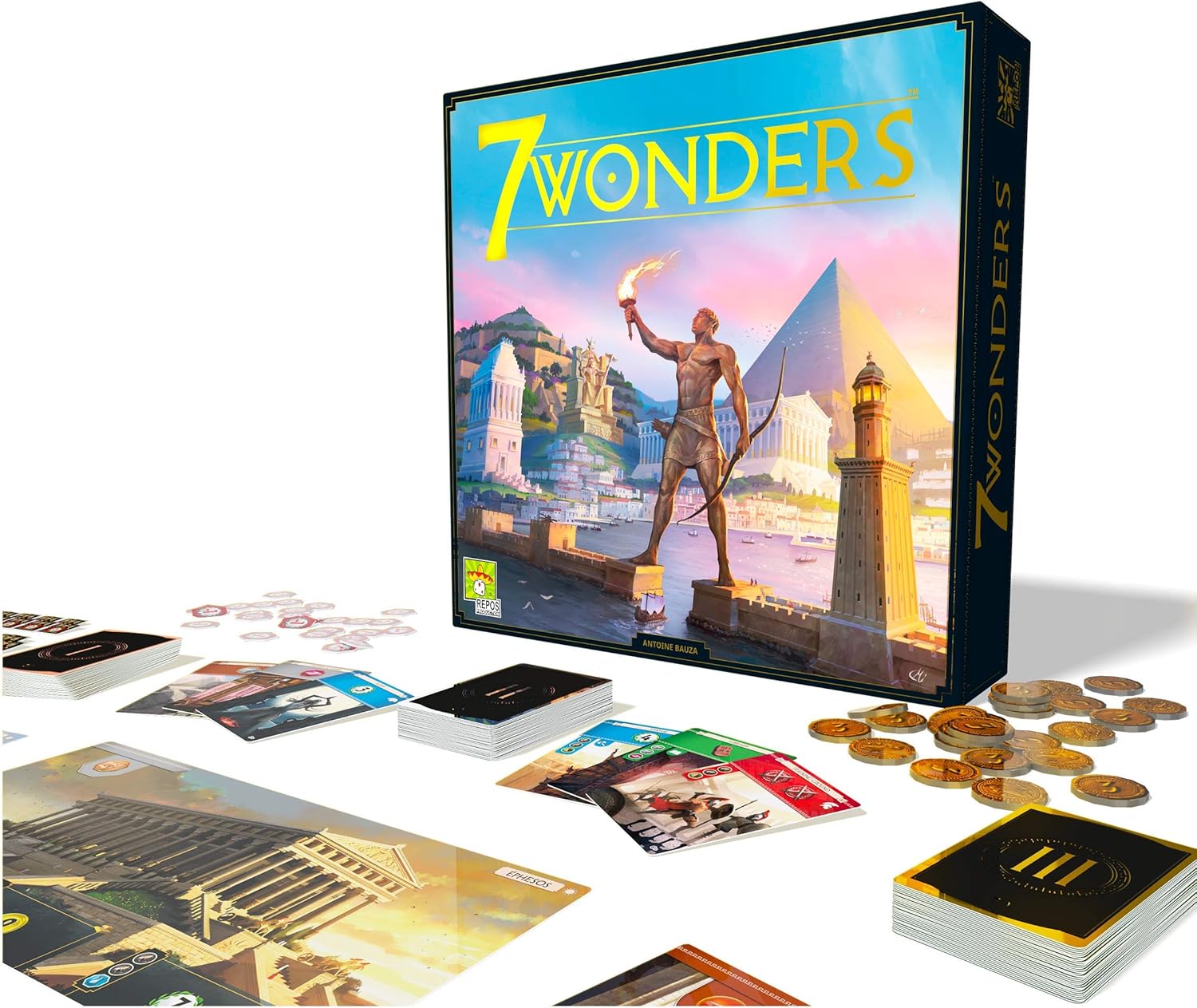 Repos Production 7 Wonders 2nd Edition Board Game 13