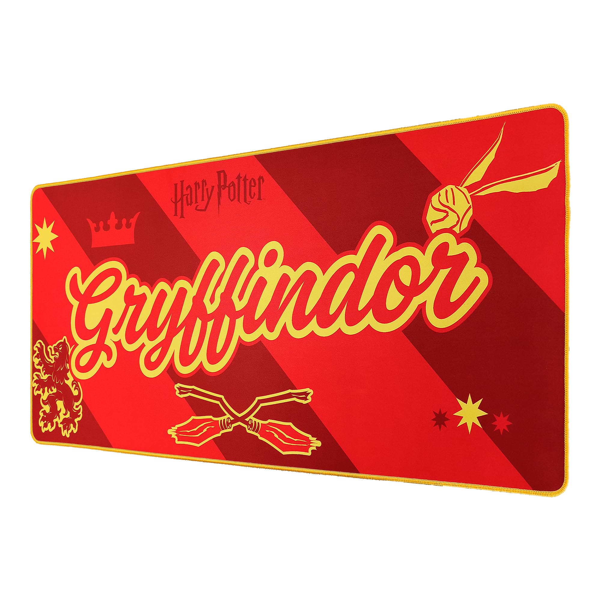 Subsonic Harry Potter Gryffindor XXL Desk Mat - 90x40cm Non-Slip | Microfibre Surface | Water-Repellent 1
