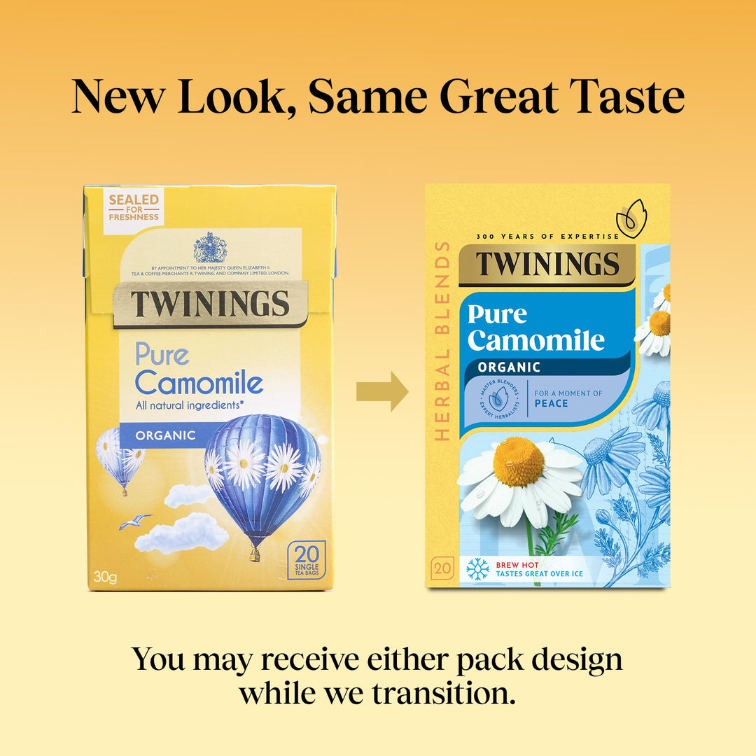 Twinings Organic Camomile x20 Tea Bags, 30g