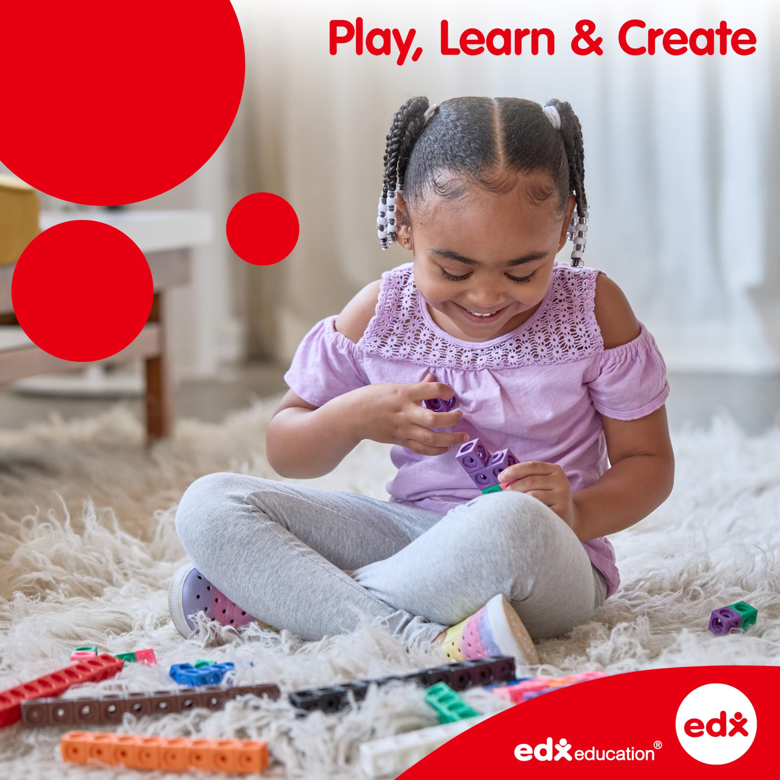 edxeducation Pegs and Peg Board Set - 1,000 Pegs + 5 Boards | Fine Motor Skills & Montessori Learning 9