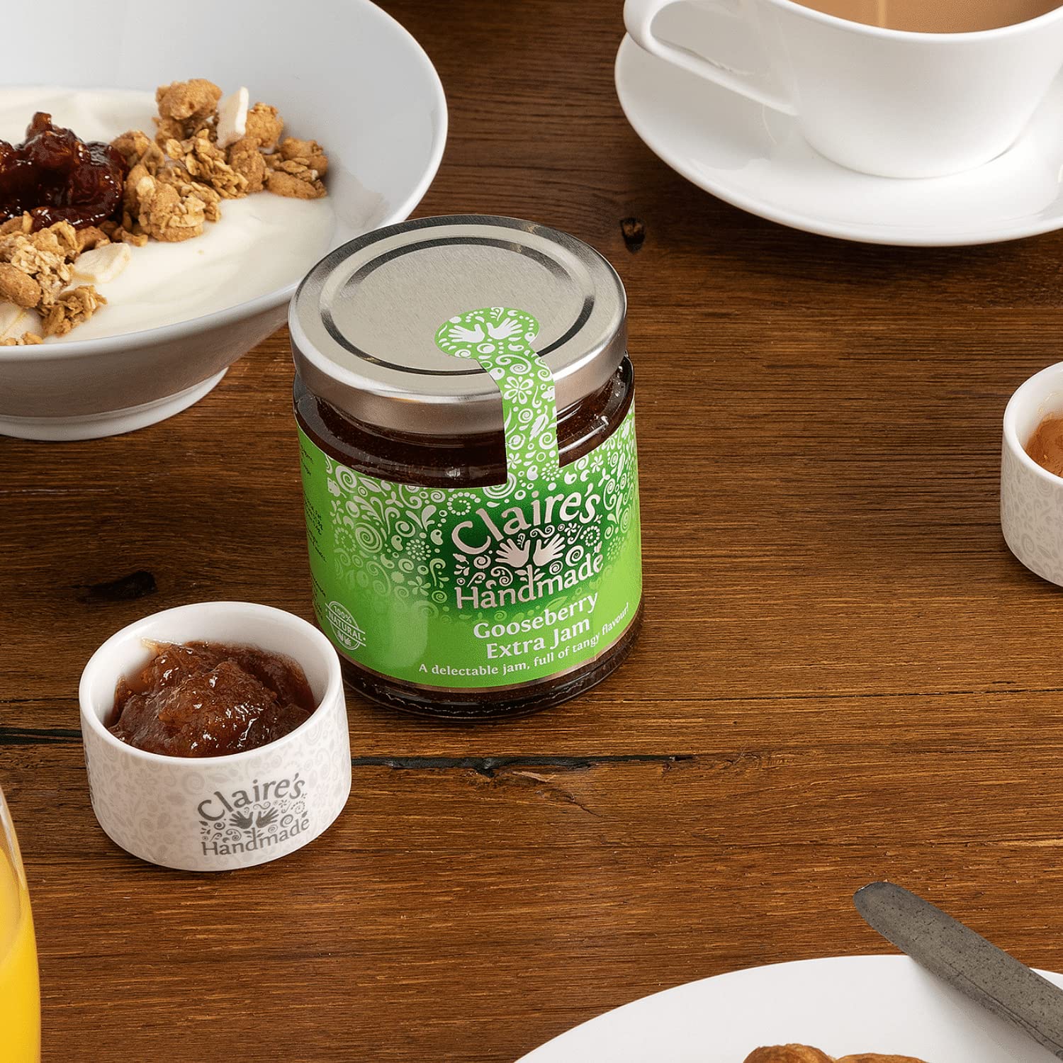 Claire's Handmade Gooseberry Extra Jam - Tart & Full-Flavoured | 227g 3