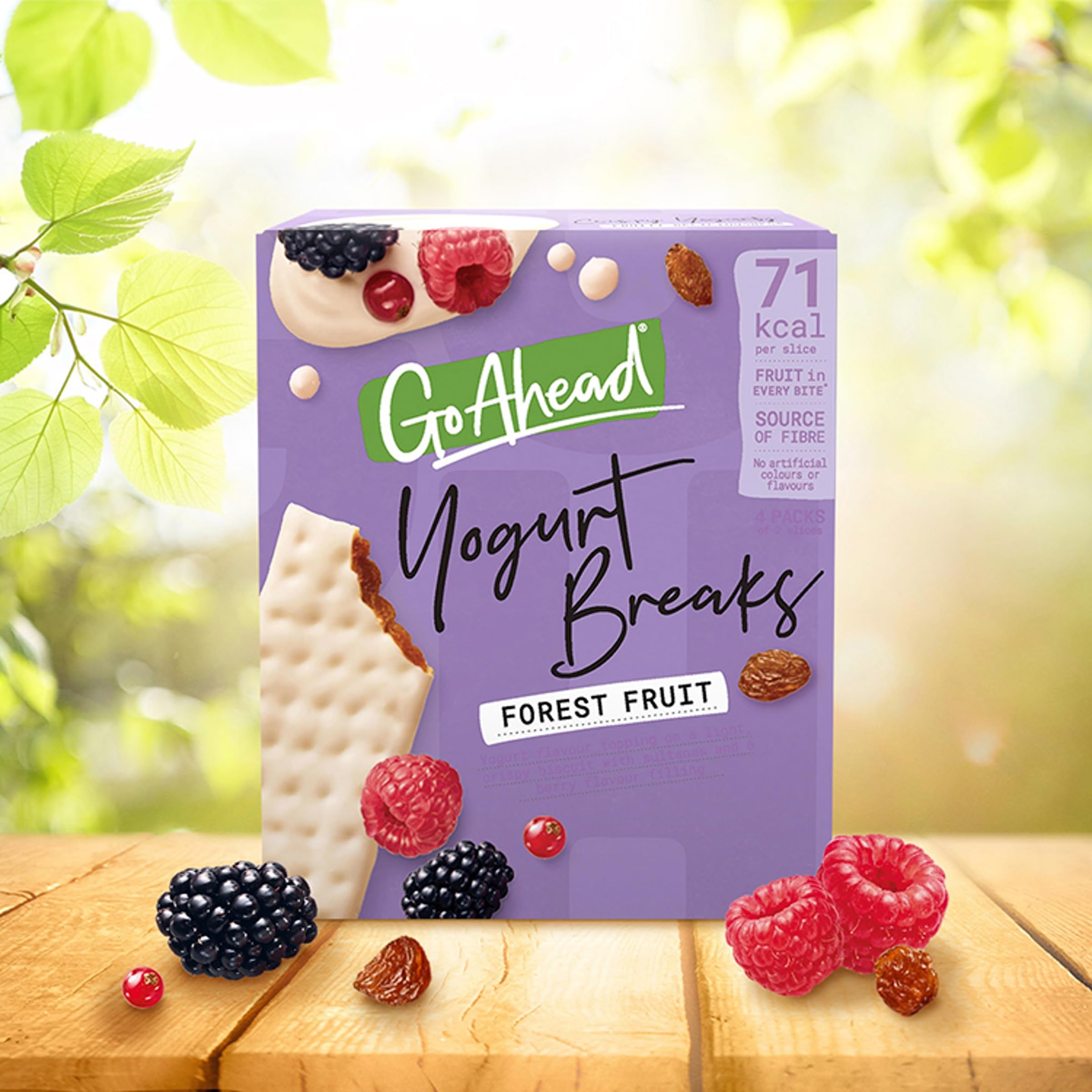 Go Ahead Forest Fruit Yogurt Breaks, 4 Bars, 142 g 6