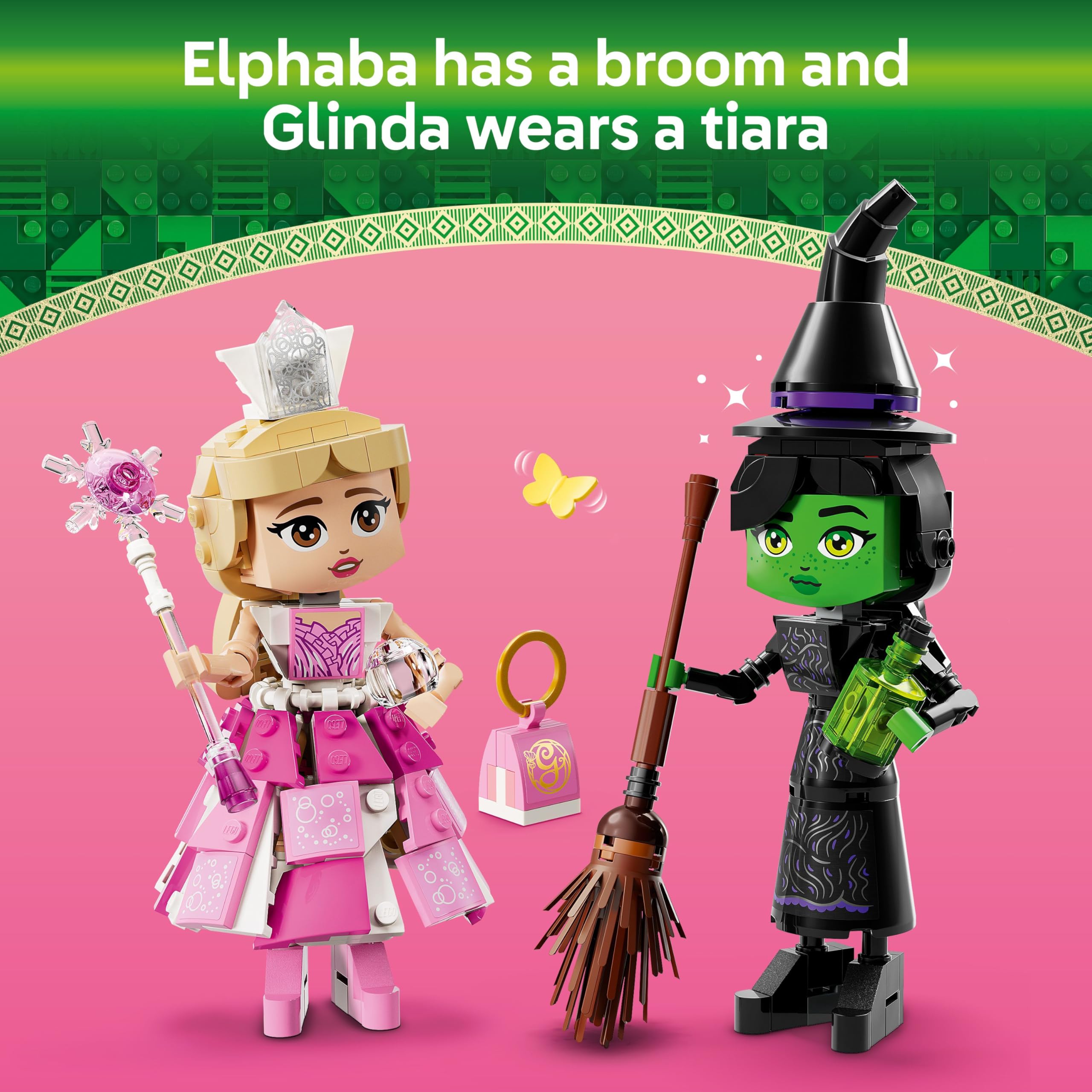 LEGO Disney Wicked Elphaba & Glinda Figures Building Set | Ages 10+ | Model 75682 4