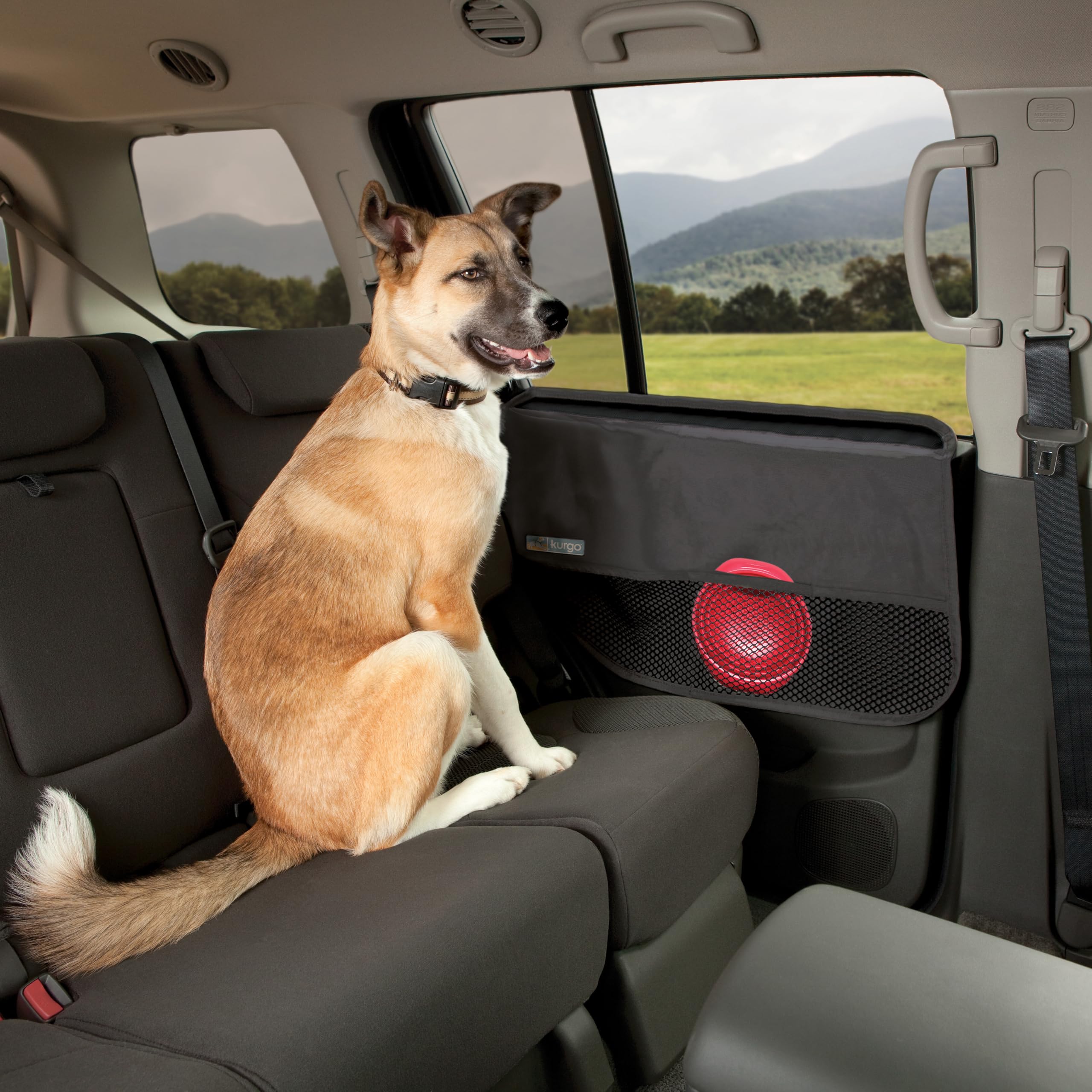 Kurgo Car Door Guard - Scratch & Mud Protection for Rear Doors | Universal Fit | Charcoal Grey 4