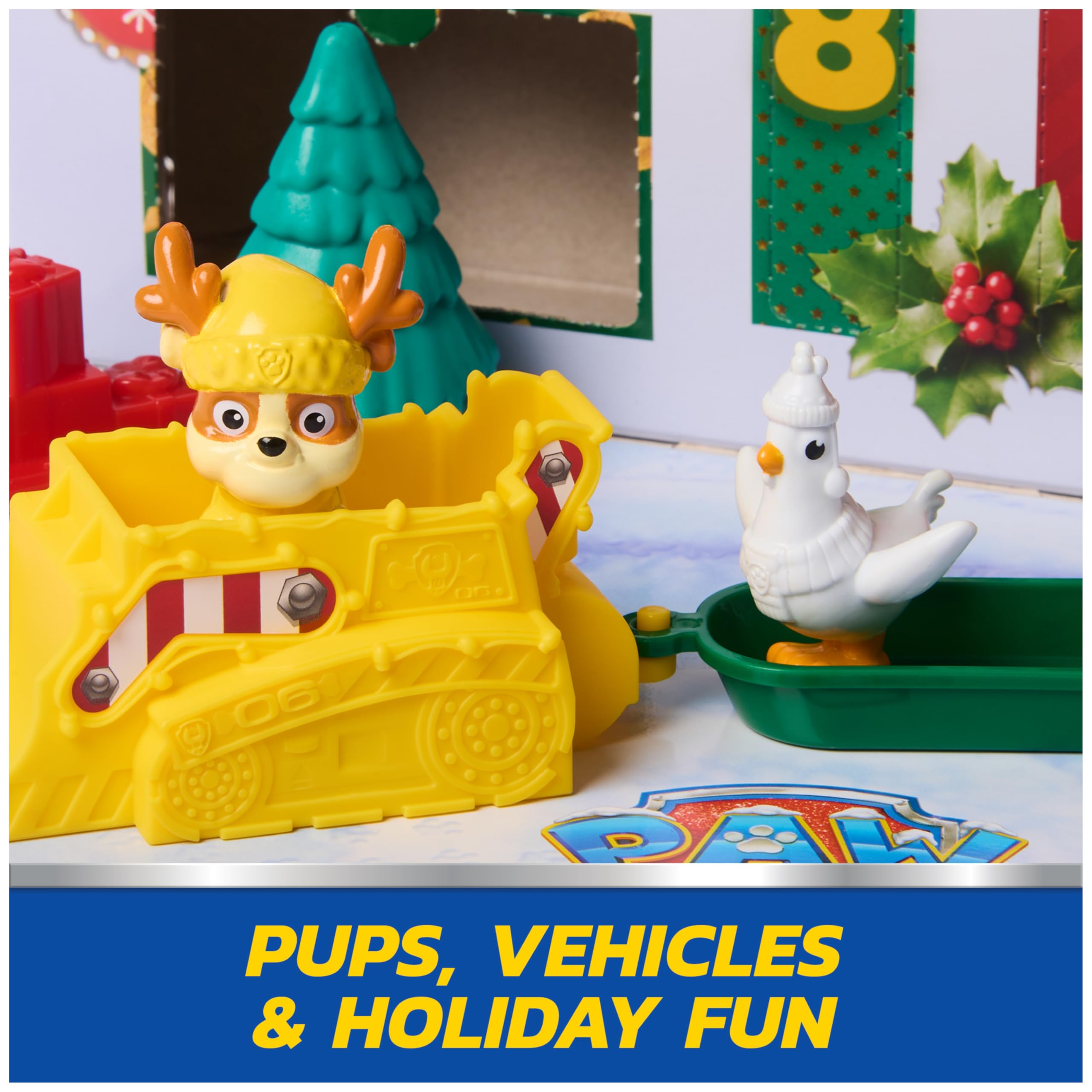 PAW Patrol Advent Calendar 2025 - Christmas Episode Special with 24 Toys & Vehicles 5
