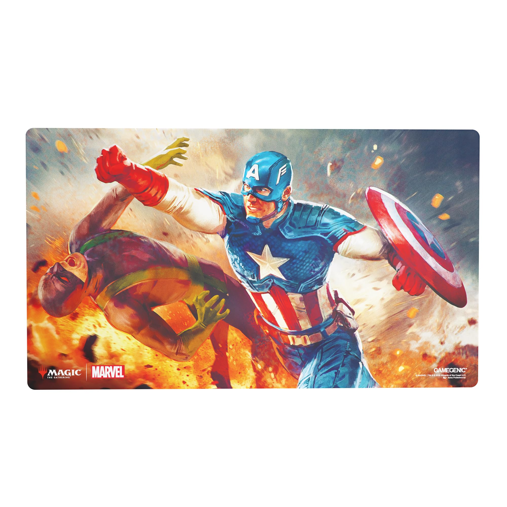 Gamegenic Magic: The Gathering Marvel Super Heroes Prime Playmat - Captain America 1