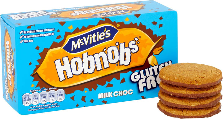 McVitie's Gluten Free Milk Chocolate Hobnobs Biscuits 150g