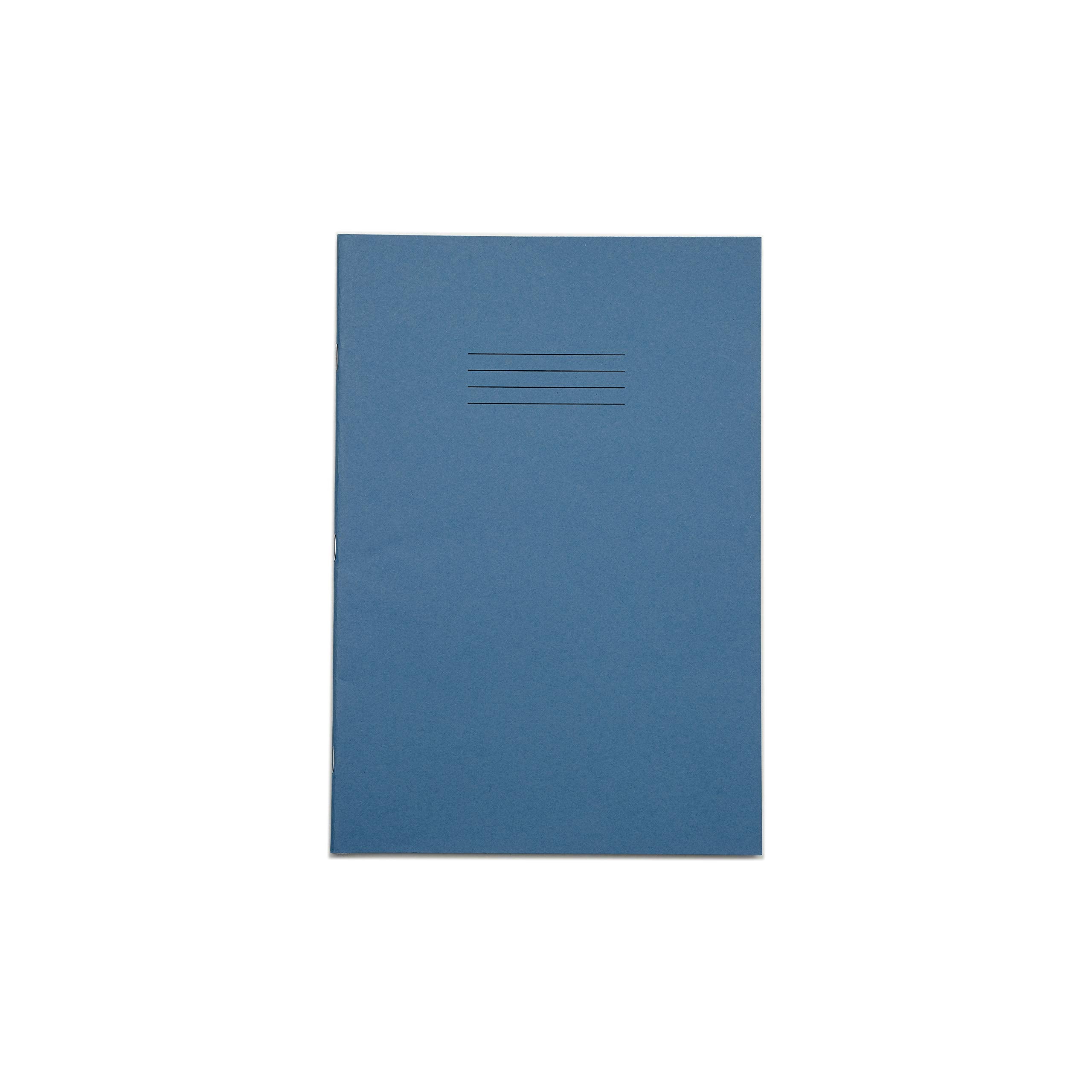 Rhino A4 64 Page Squared Exercise Book (10-Pack) | 10mm Grid | Light Blue Cover 3