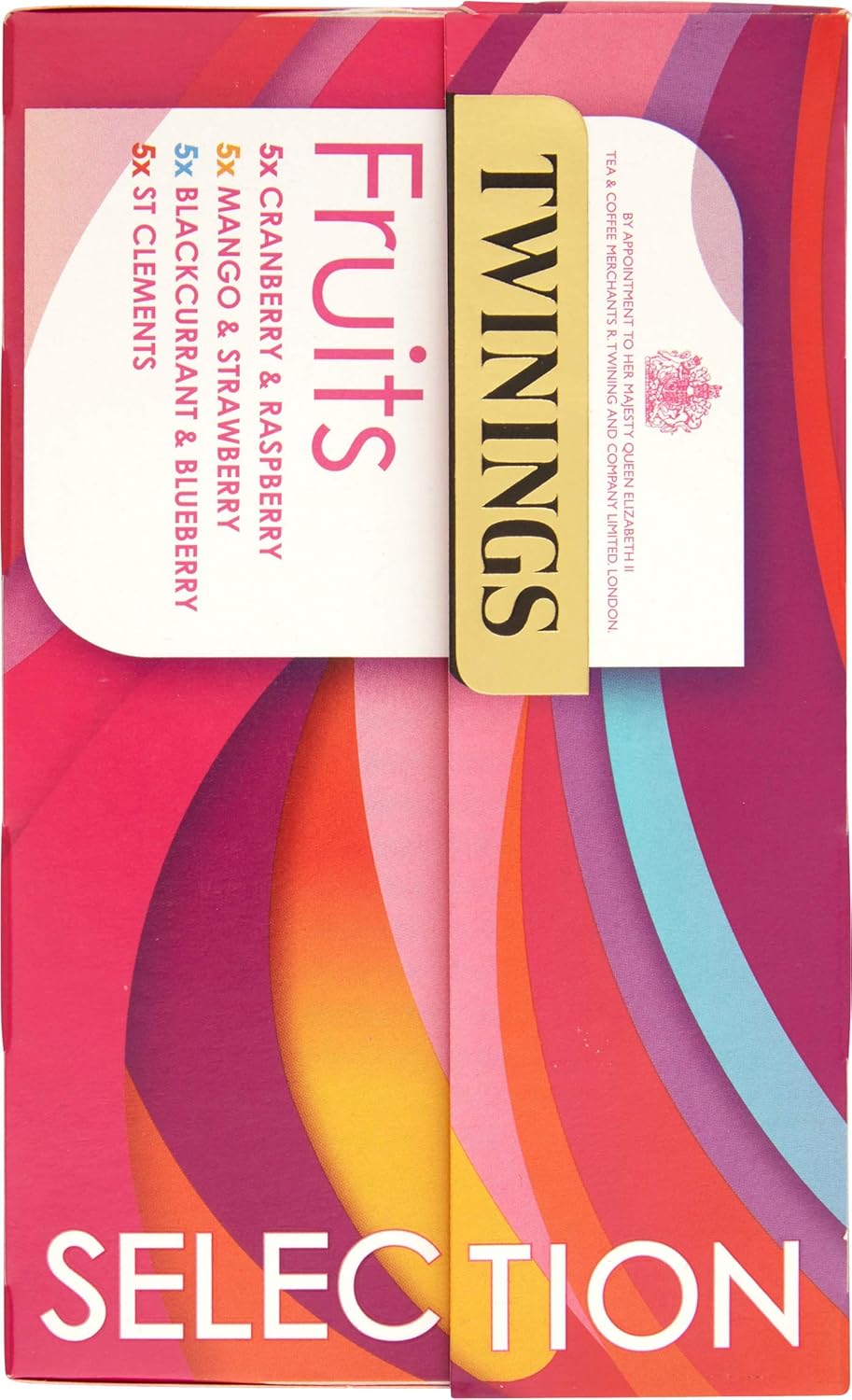 Twinings Fruit Selection Mixed Set of 80 Tea Bags (4 x 20 Tea Bags)