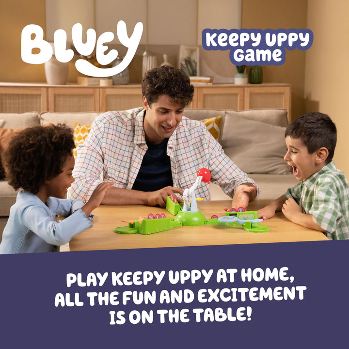 Bluey 90973 Keepy Uppy-Spiel. Luft bewahren. Inklusive motorisiertem Ballon. 2-3 Spieler.