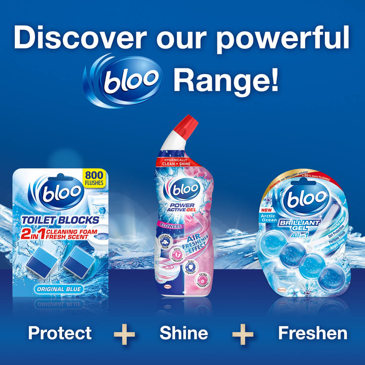 Bloo - 2in1 In-Cistern Toilet Block Original 50g for Limescale Prevention and Freshening