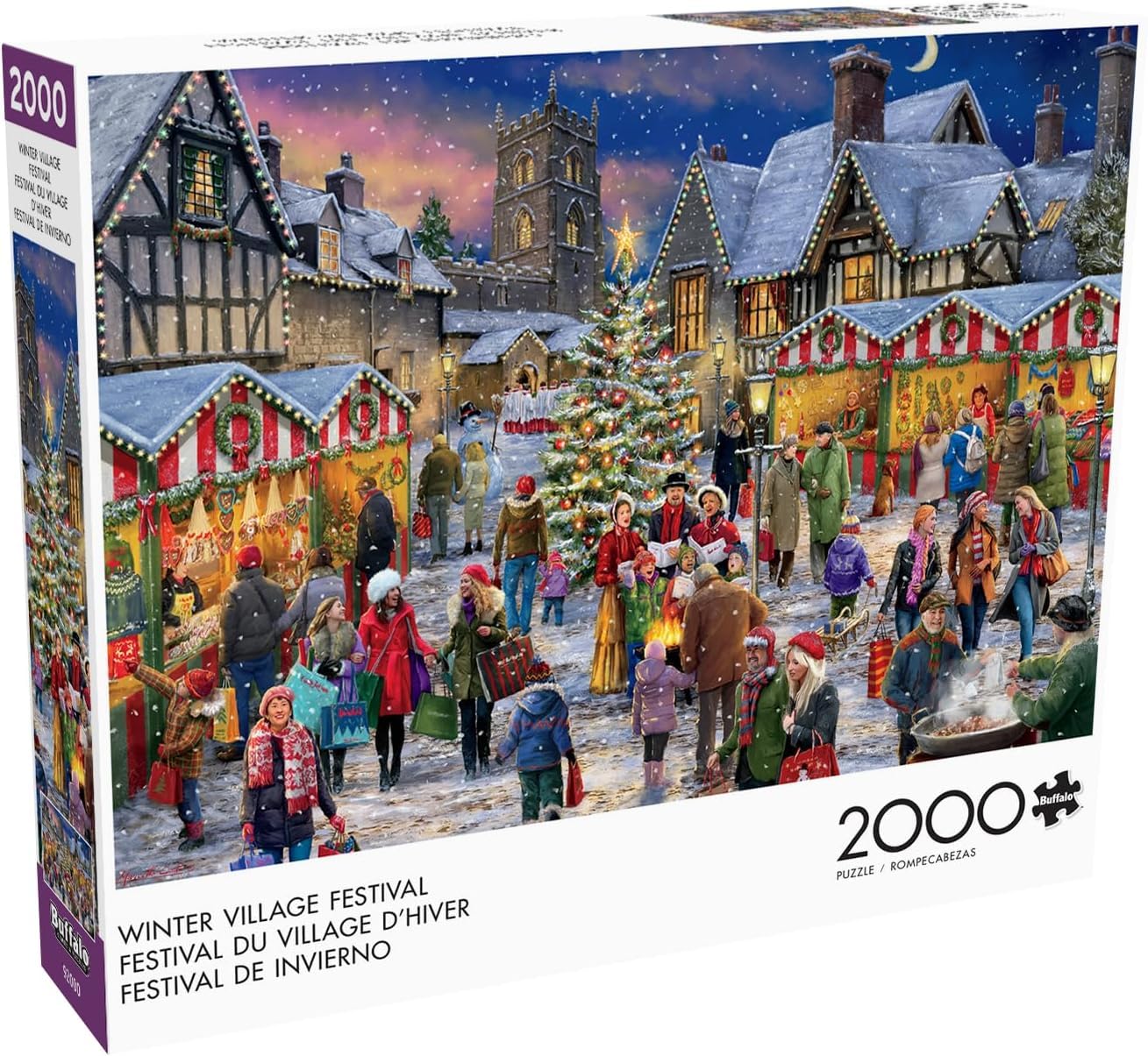 Buffalo Games - Winter Village Festival - 2000 Piece Jigsaw Puzzle 1