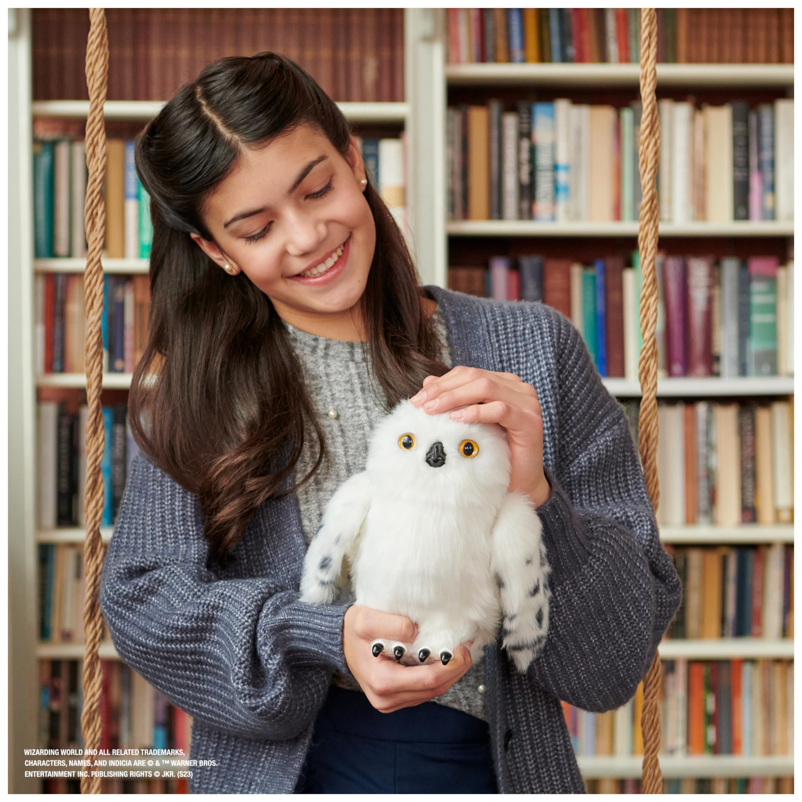 Wizarding World Enchanting Hedwig Hibou interactif Harry Potter avec plus de 15 sons 8