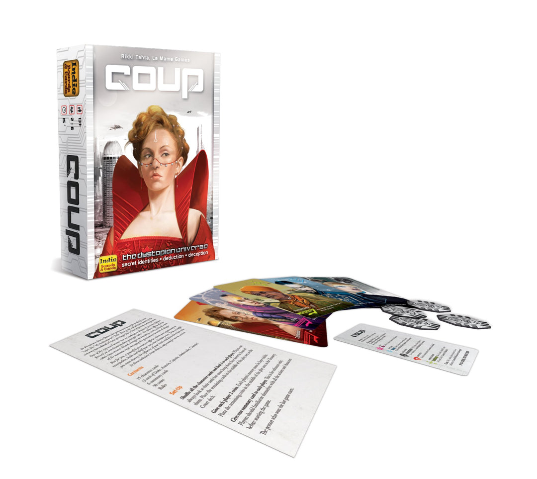 Indie Boards and Cards Coup Card Game