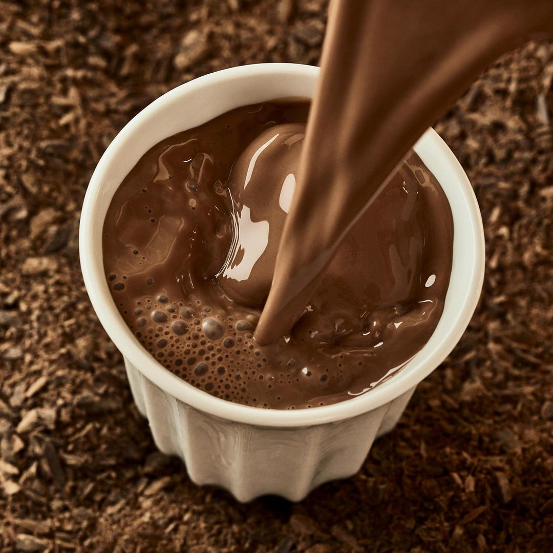 Hotel Chocolat Hot Chocolate Selection Box - 20 Sachets with Real Chocolate Flakes