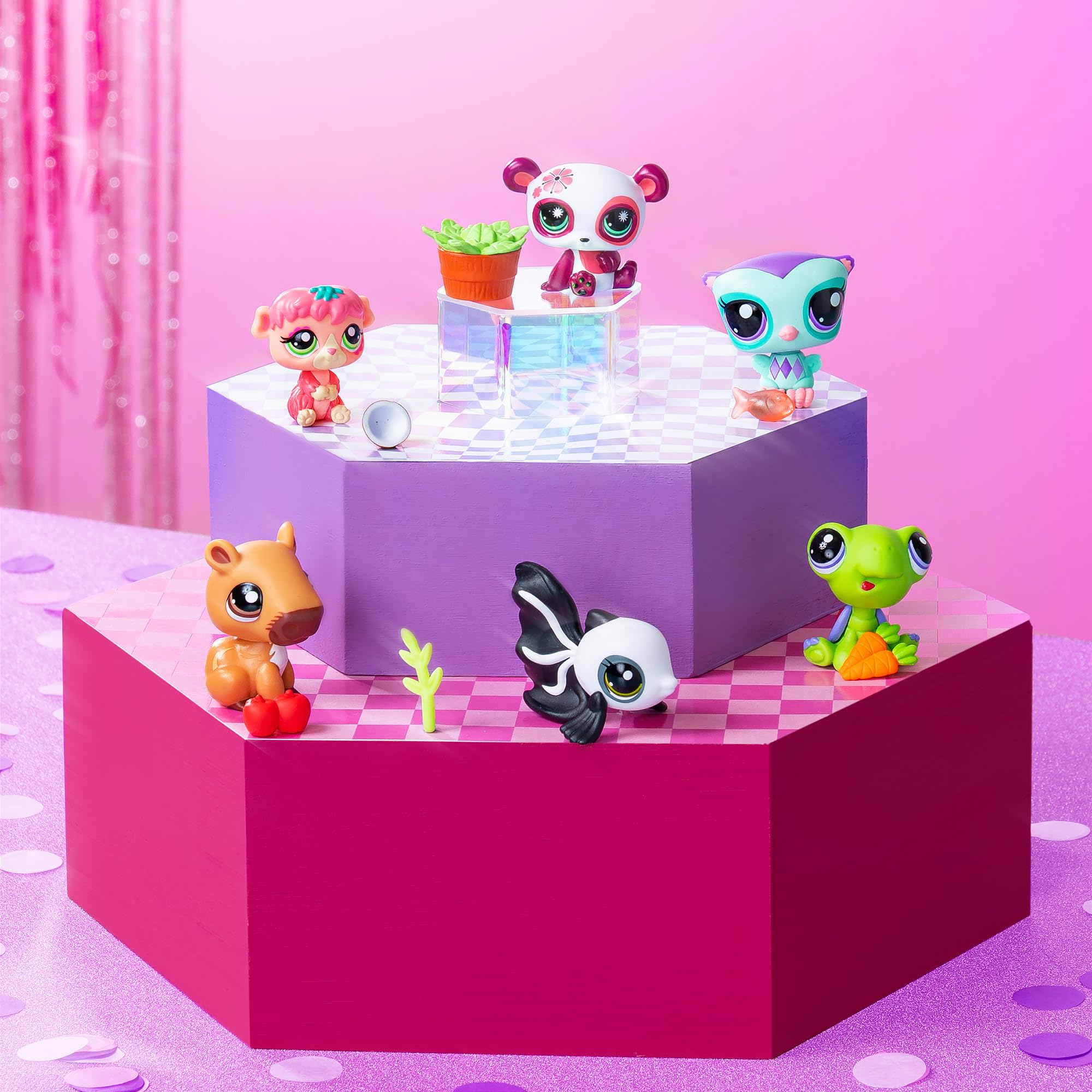 Littlest Pet Shop Series 3 Pet Surprise Blind Box Bundle - 18 Mini Figures with Accessories & Virtual Codes 7