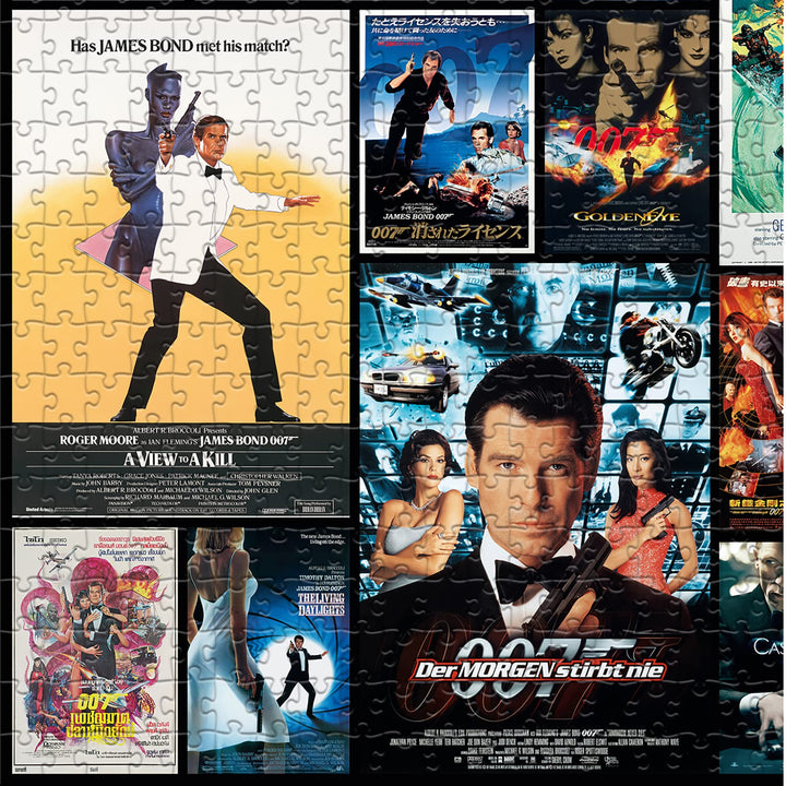 James-Bond-Puzzle-Schauspieler-Debüt, 1000-teiliges Puzzlespiel