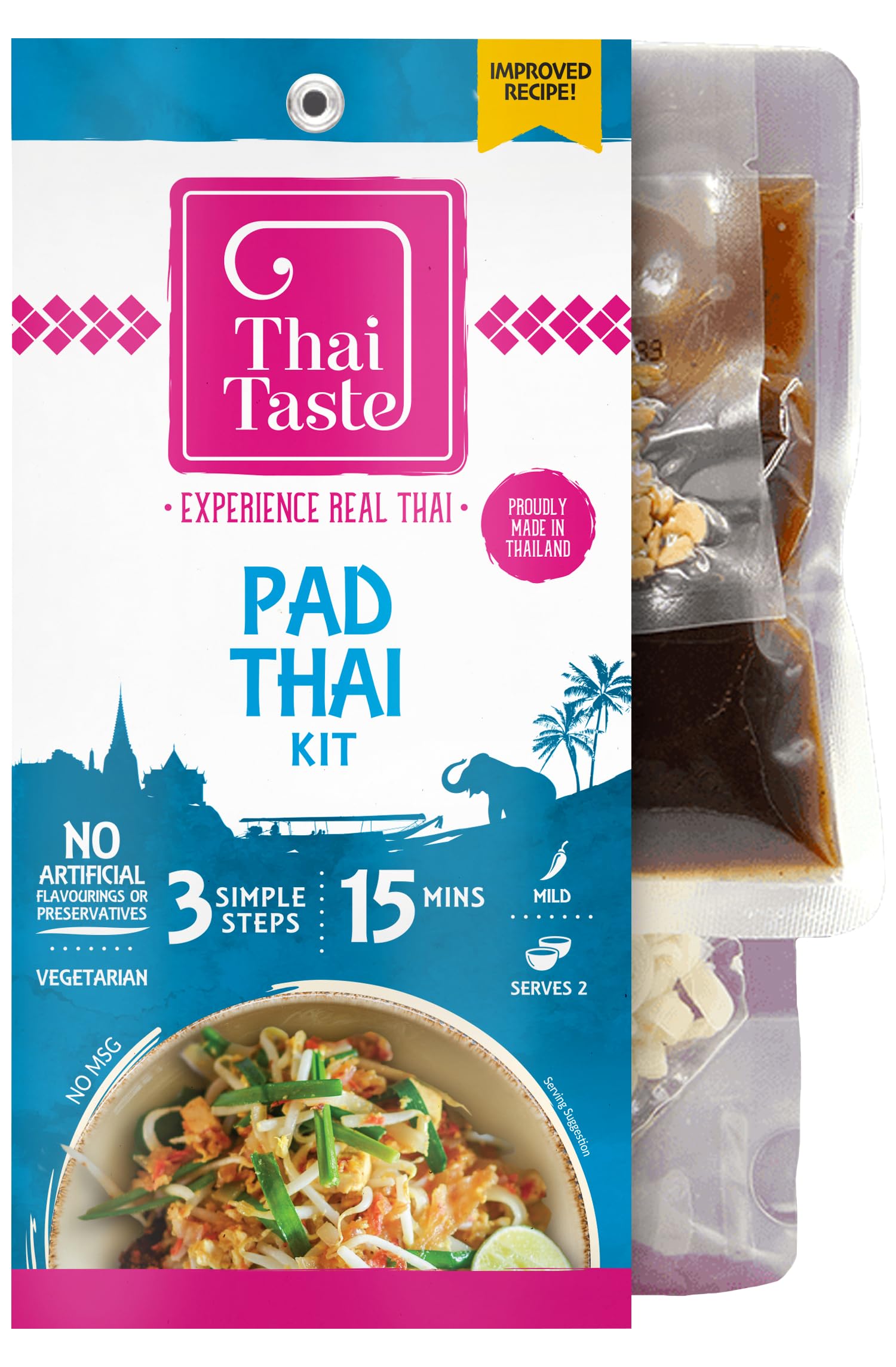 Thai Taste Pad Thai Kit - Authentic Thai Street Food Meal Kit | 232g 1