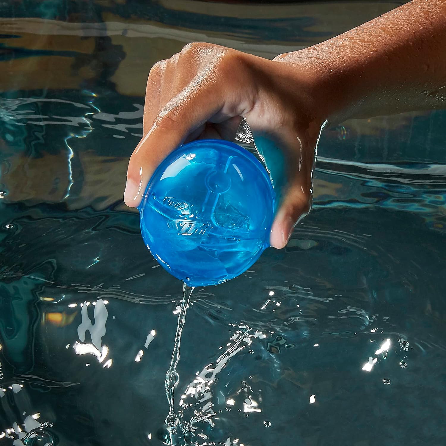 Super soaker Nerf Hydro Balls 6-Pack, Reusable Water-Filled Balls 5