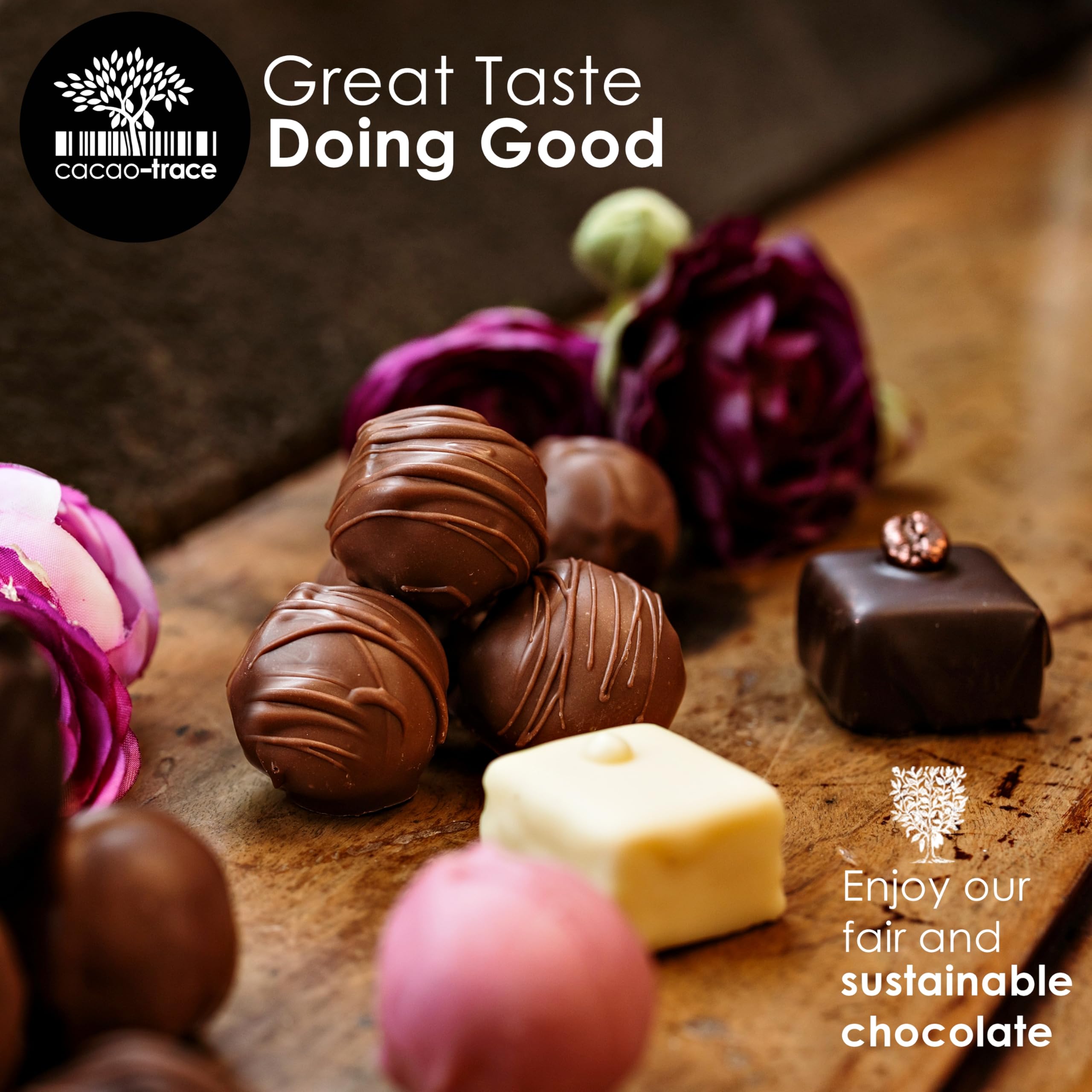 Holdsworth Handmade English chocolates Theobroma Collection Gift Box - 16 Luxury Chocolates | 200g 6