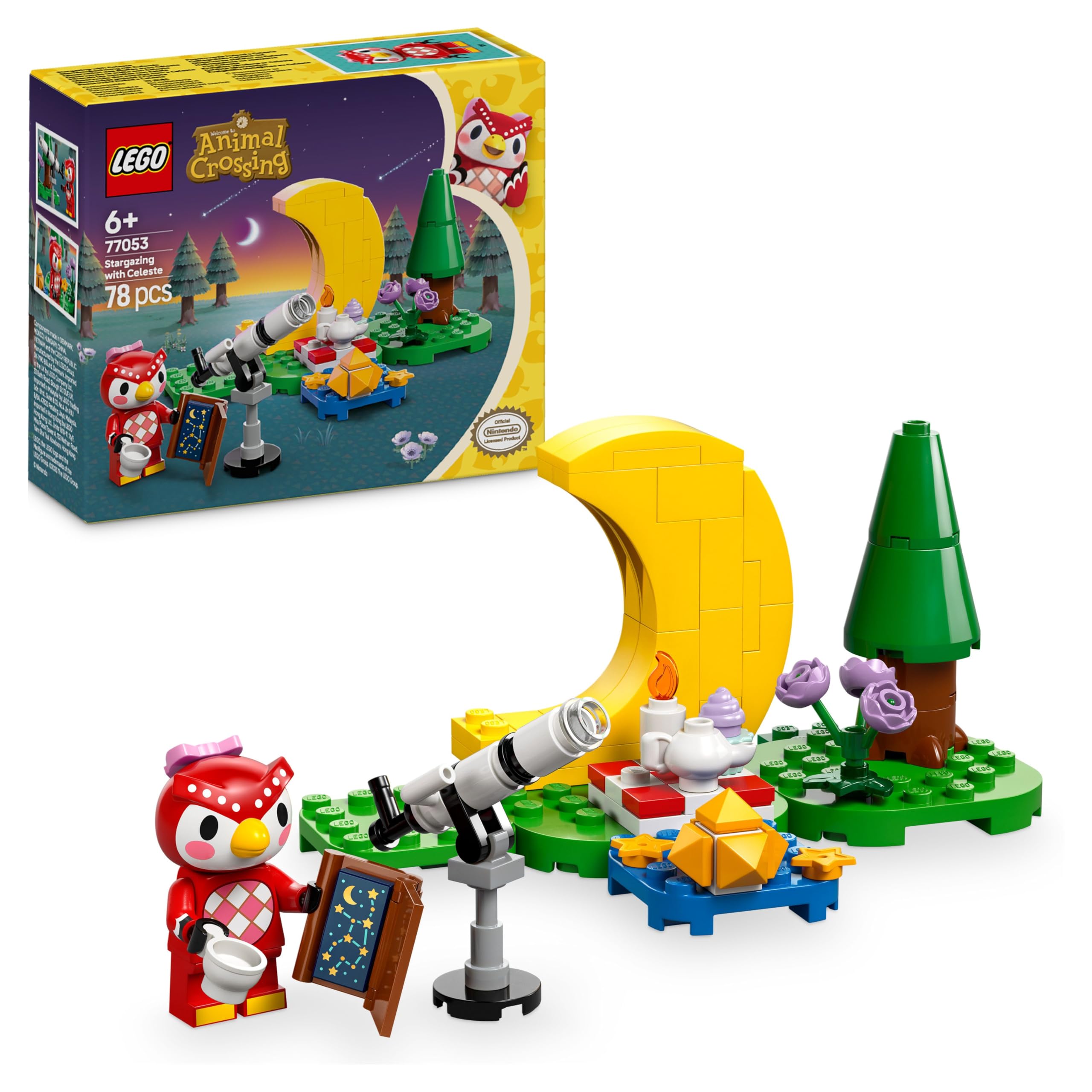 LEGO Animal Crossing: Stargazing with Celeste 77053 Building Set 1