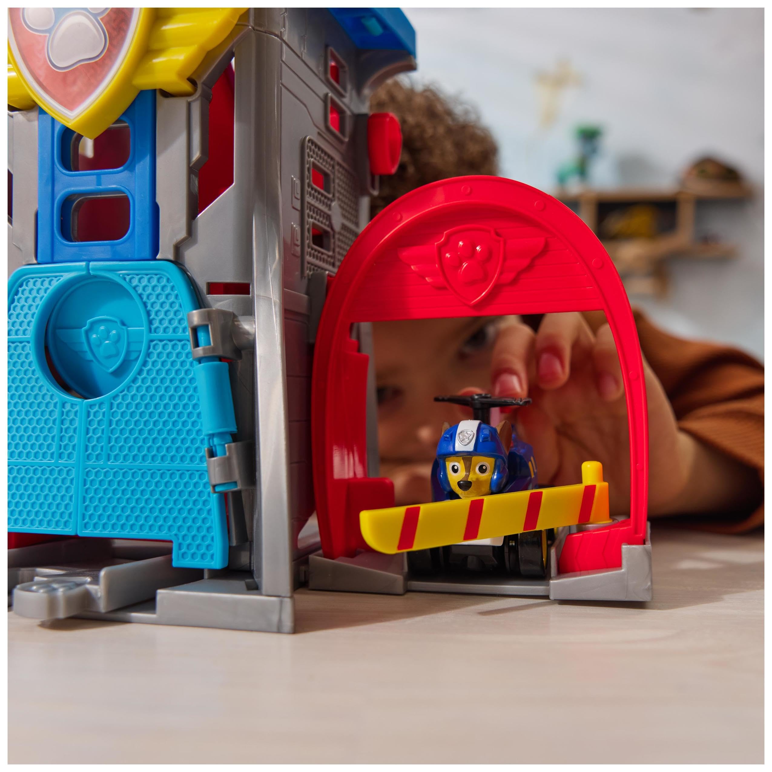 Paw Patrol Air Rescue Pup Squad Adventure Bay Airport Playset with Chase | Over 30cm Tall 5