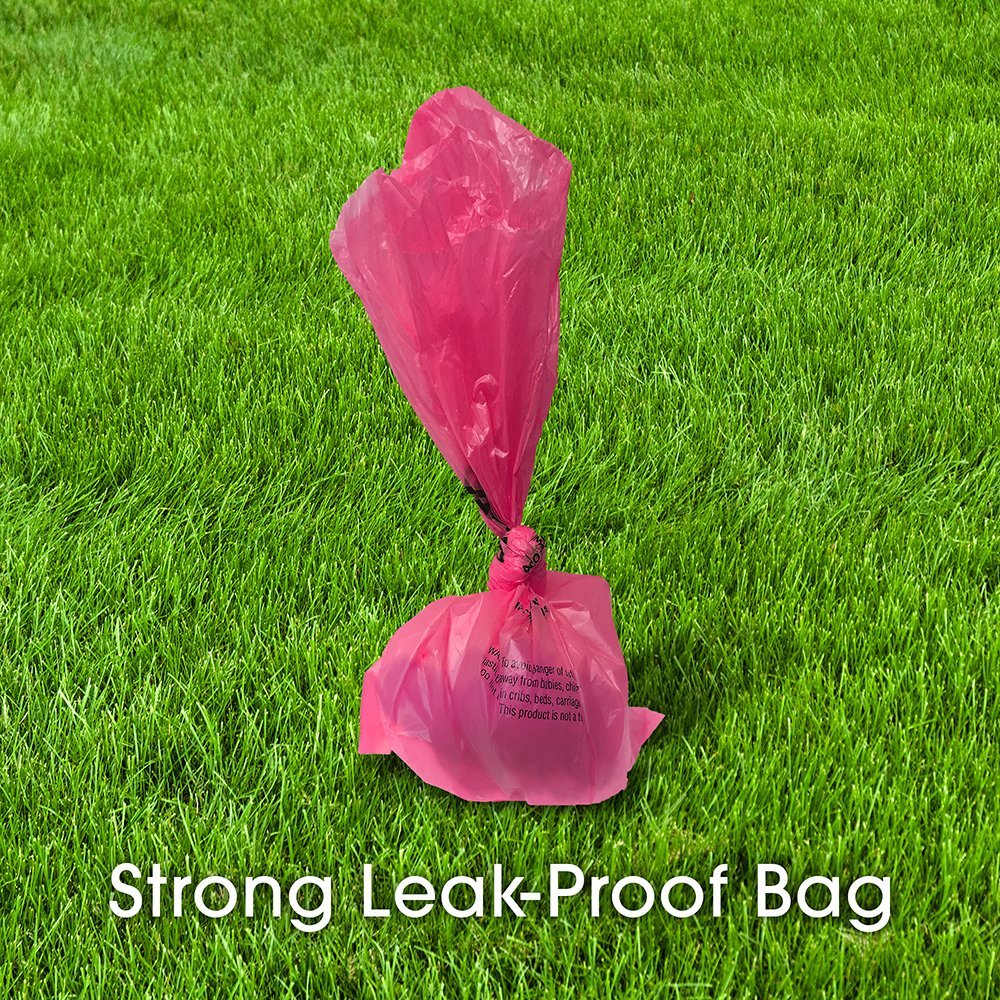 Bags on Board Dog Waste Bags - Leak Proof, Strong, Rainbow, 140 Count 4