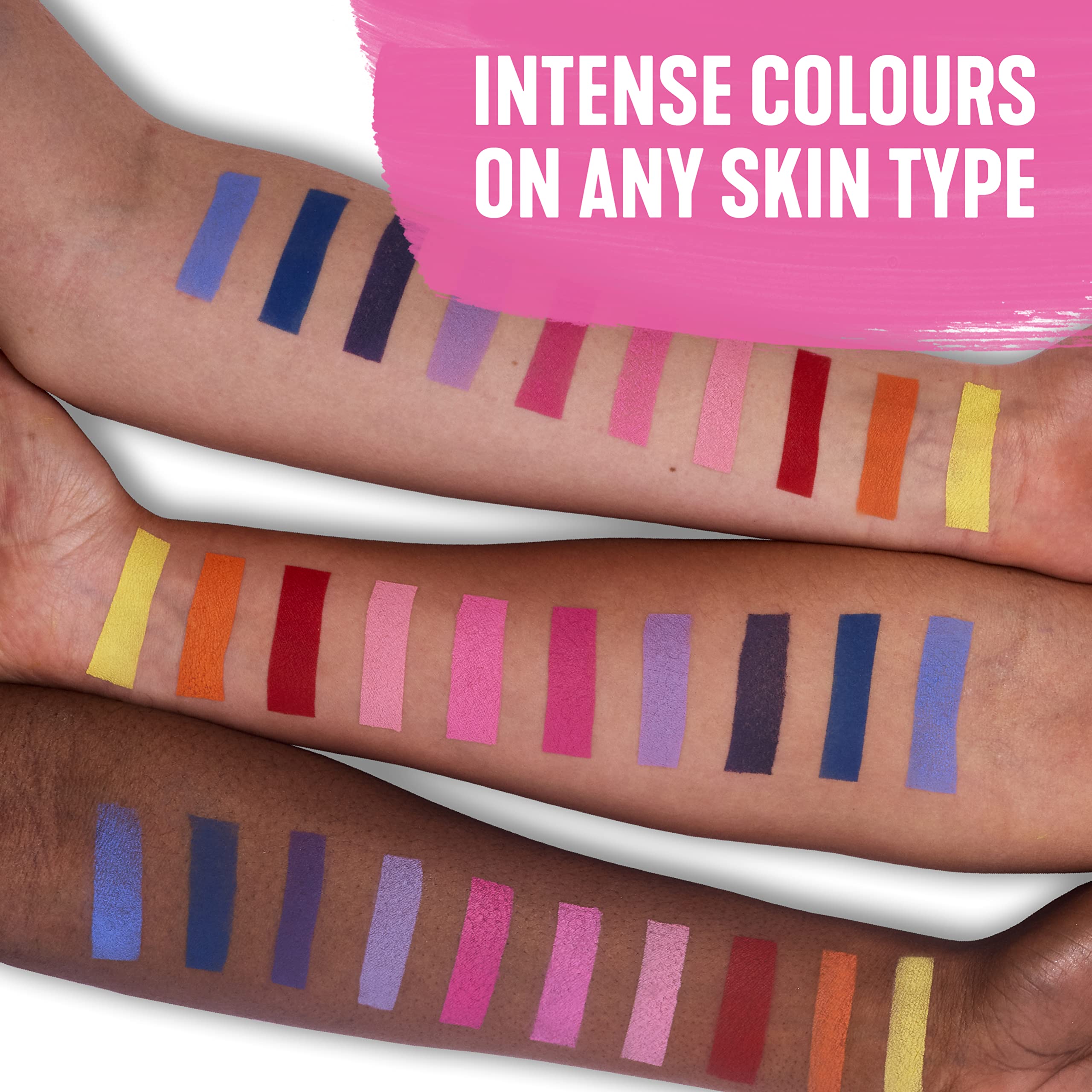 Snazaroo Classic Face and Body Paint - Bright Red Colour | Water Based | Includes Brush 4