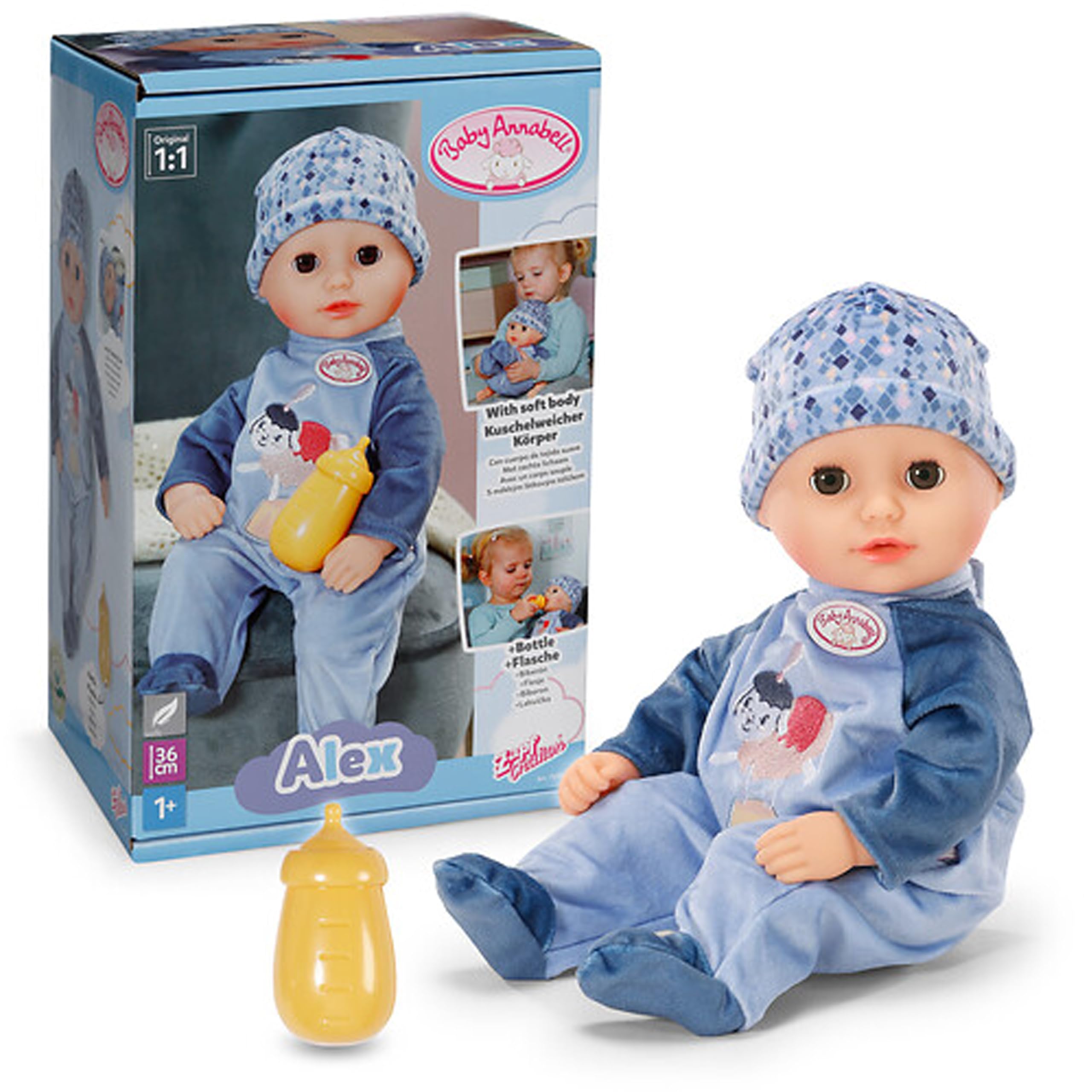 Baby Annabell Alex Soft 36cm Baby Doll with Sleeping Eyes - Ideal First Doll for Toddlers 1+ 8