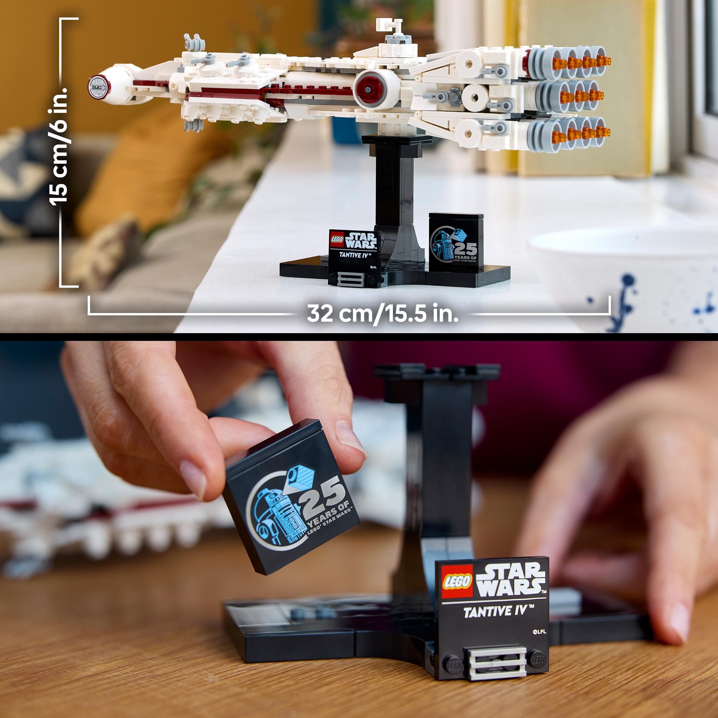 LEGO Star Wars Tantive IV 75376 - Collectible 25th Anniversary Model Kit for Adults 8