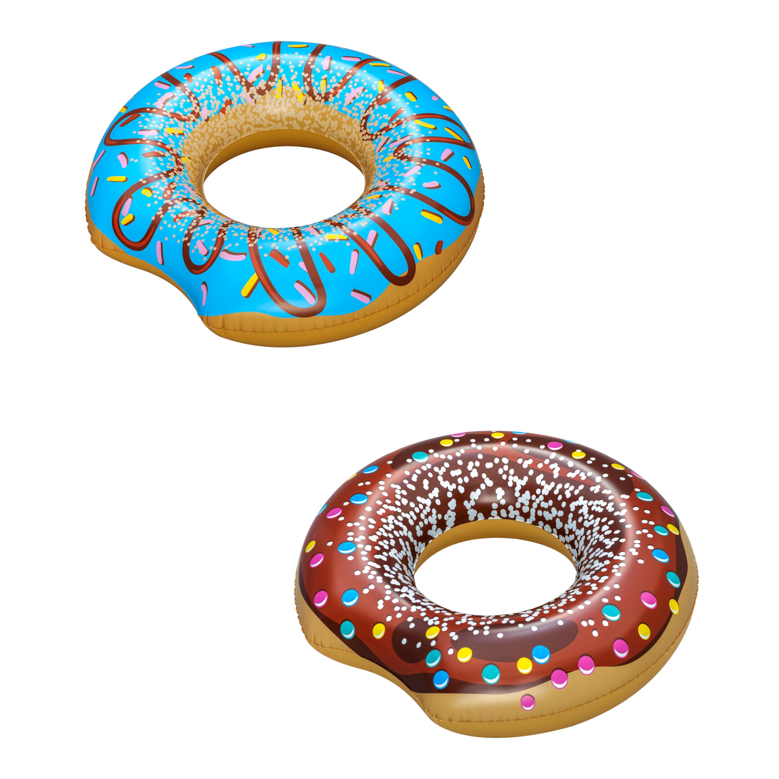 Bestway Donut Swim Tube - Realistic Design | 1.07m Size | Ages 12+ | Assorted Designs 1