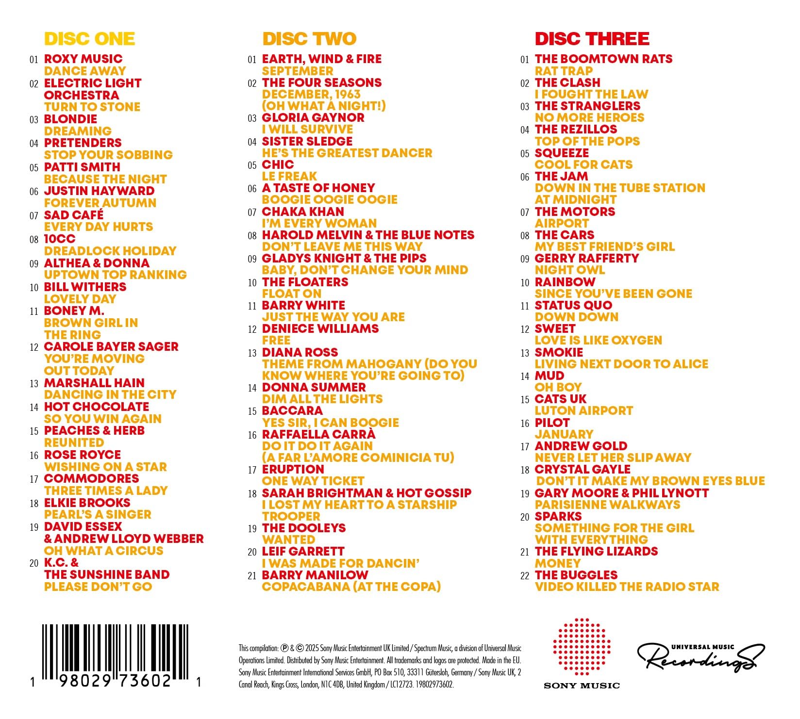 Various Artists - The Hits Album - The Later 70s [3CD Box Set] 2