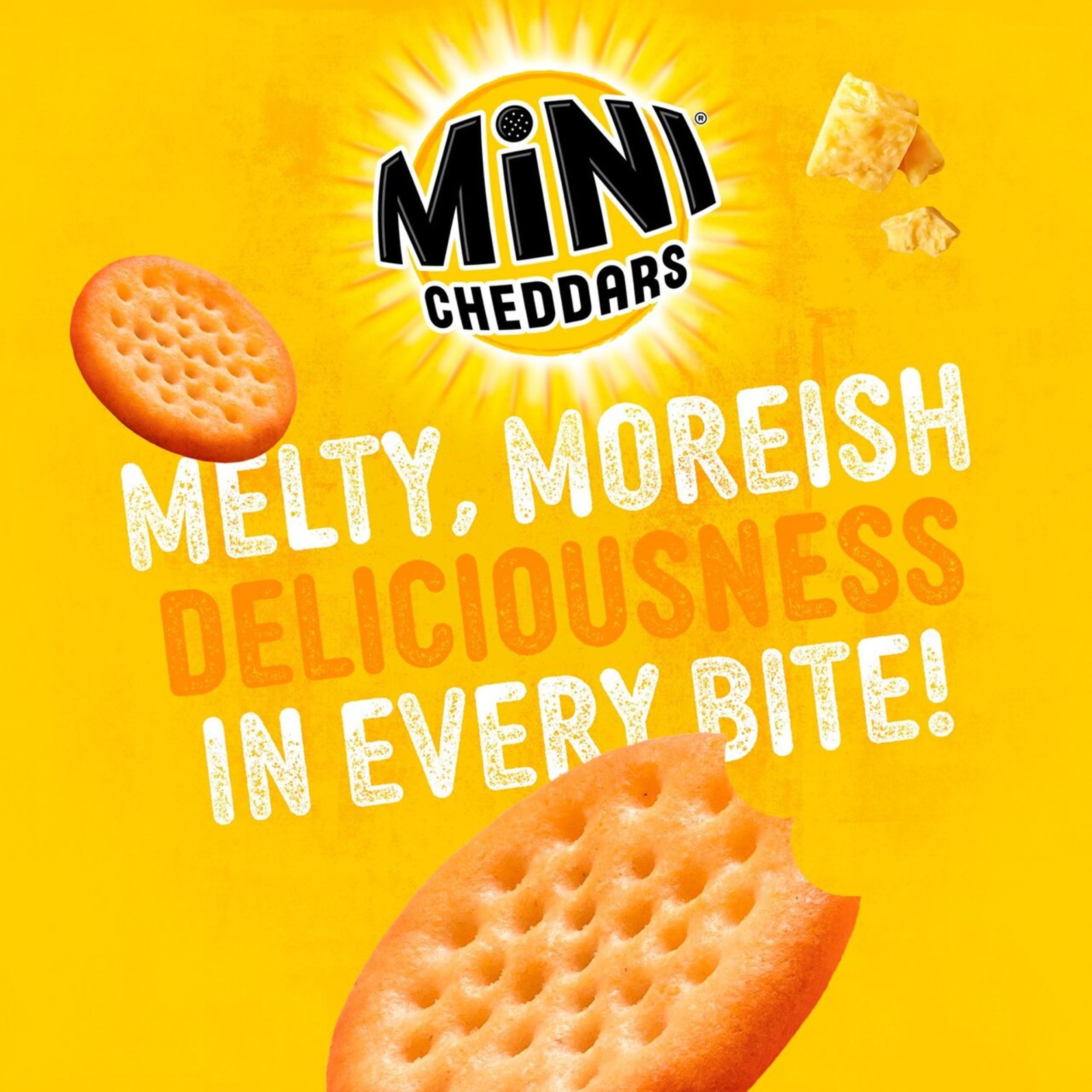 Jacob's Mini Cheddars Original Crisp Multipack, Baked with Real Cheese, 12 Pack 5