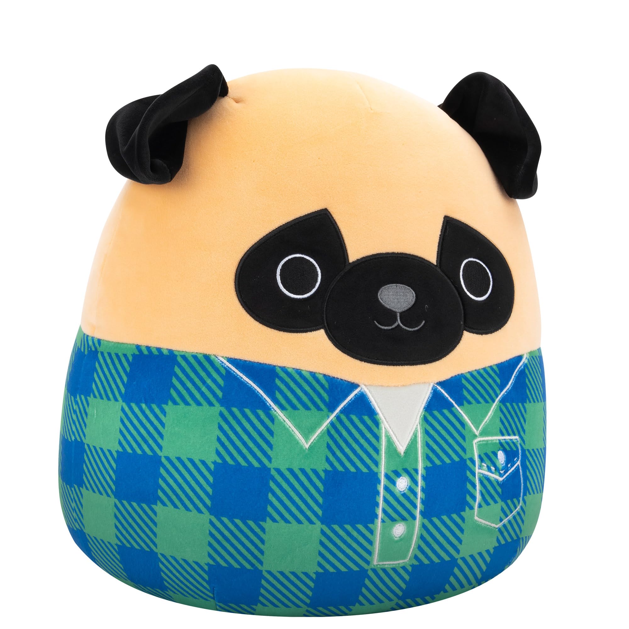 Squishmallows Prince the Brown Pug - 12 Inch Super Soft Plush Collectible 6