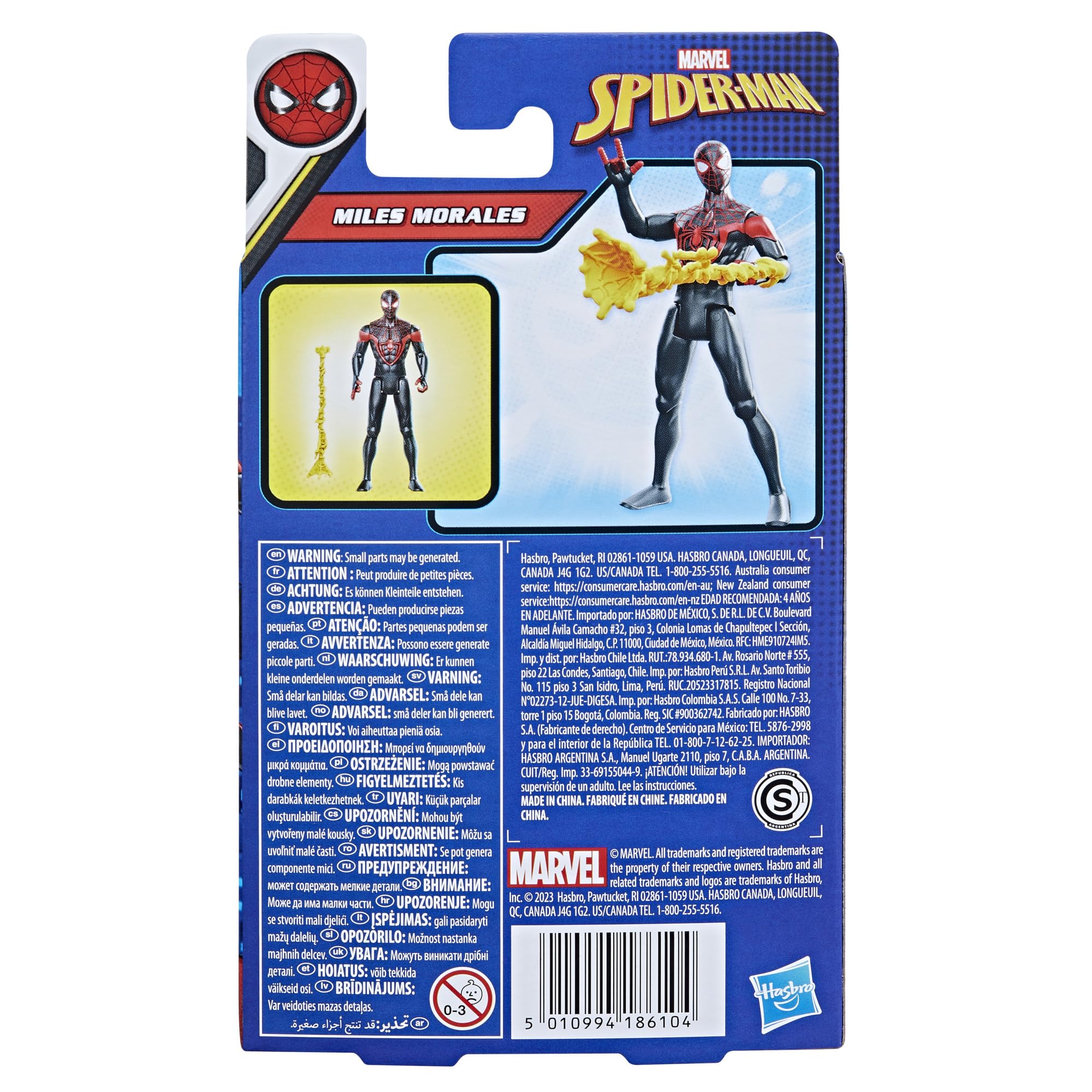 Marvel Spider-Man Epic Hero Series Miles Morales 10-cm Action Figure - Poseable Super Hero with Accessory, Ages 4+ 13