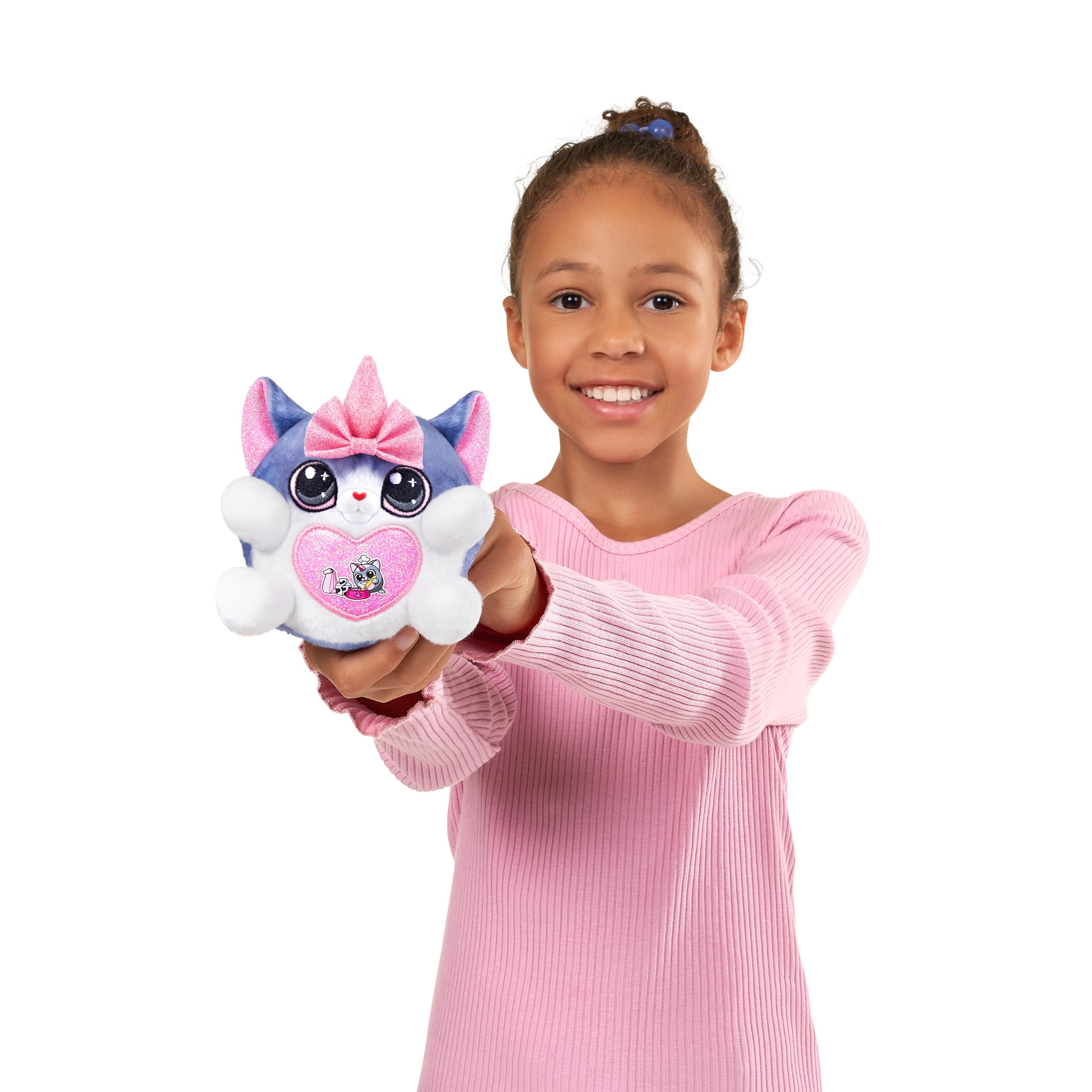 Rainbocorns Kittycorn Surprise Series 2 (Black Cat) by ZURU - Glow in the Dark Collectible Plush with 10 Unboxing Surprises 14