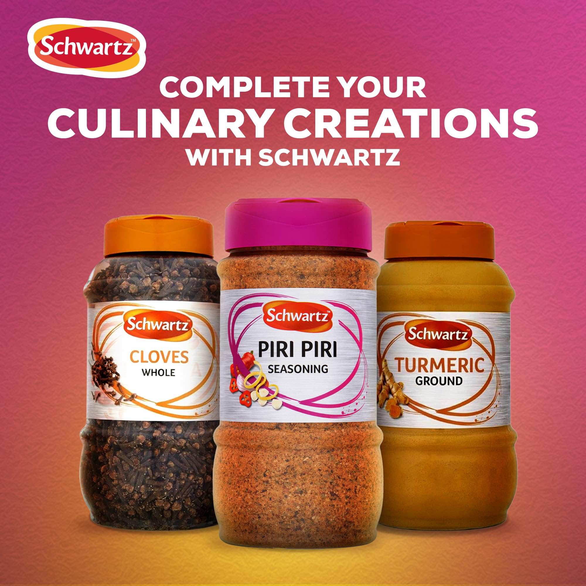 Schwartz Piri Piri Seasoning - Hot, No Artificial Colours or Flavours | 320g 5