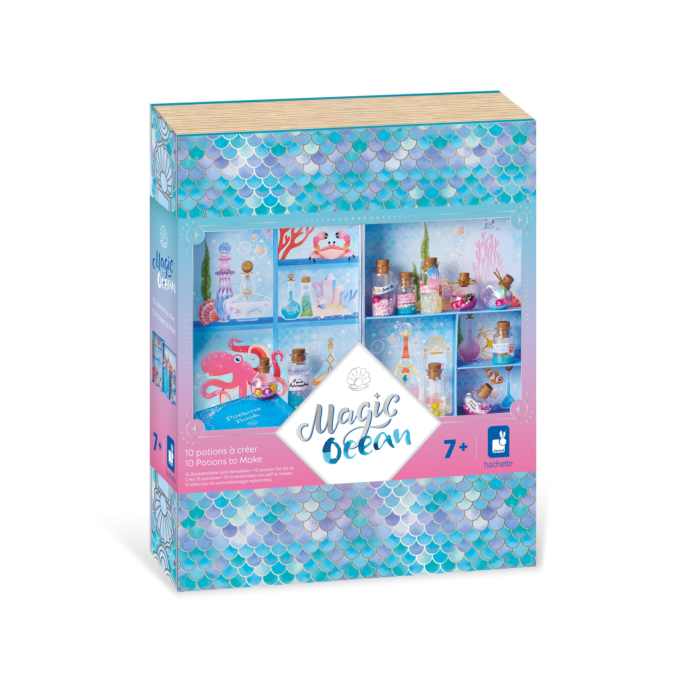 Janod Magic Ocean - My Magic Potions Craft Kit for Kids - Ages 7-12