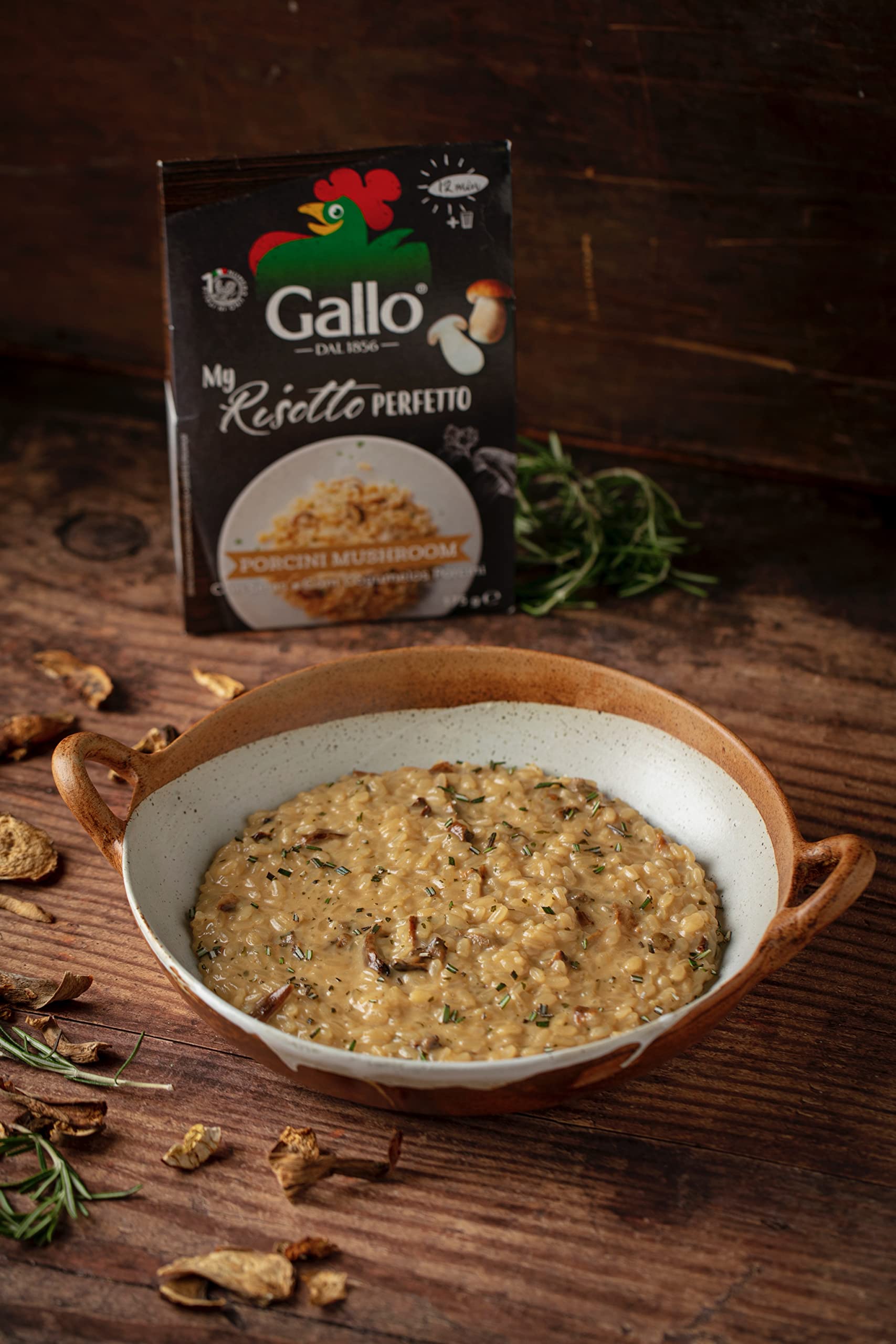 Riso Gallo - My Risotto Perfetto Vegan Porcini Mushroom, 175 g (Pack of 6) 4