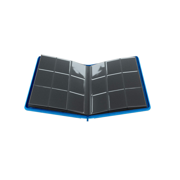 Gamegenic Zip-Up Album 18-Pocket - Holds 360 Double-Sleeved Cards, Blue