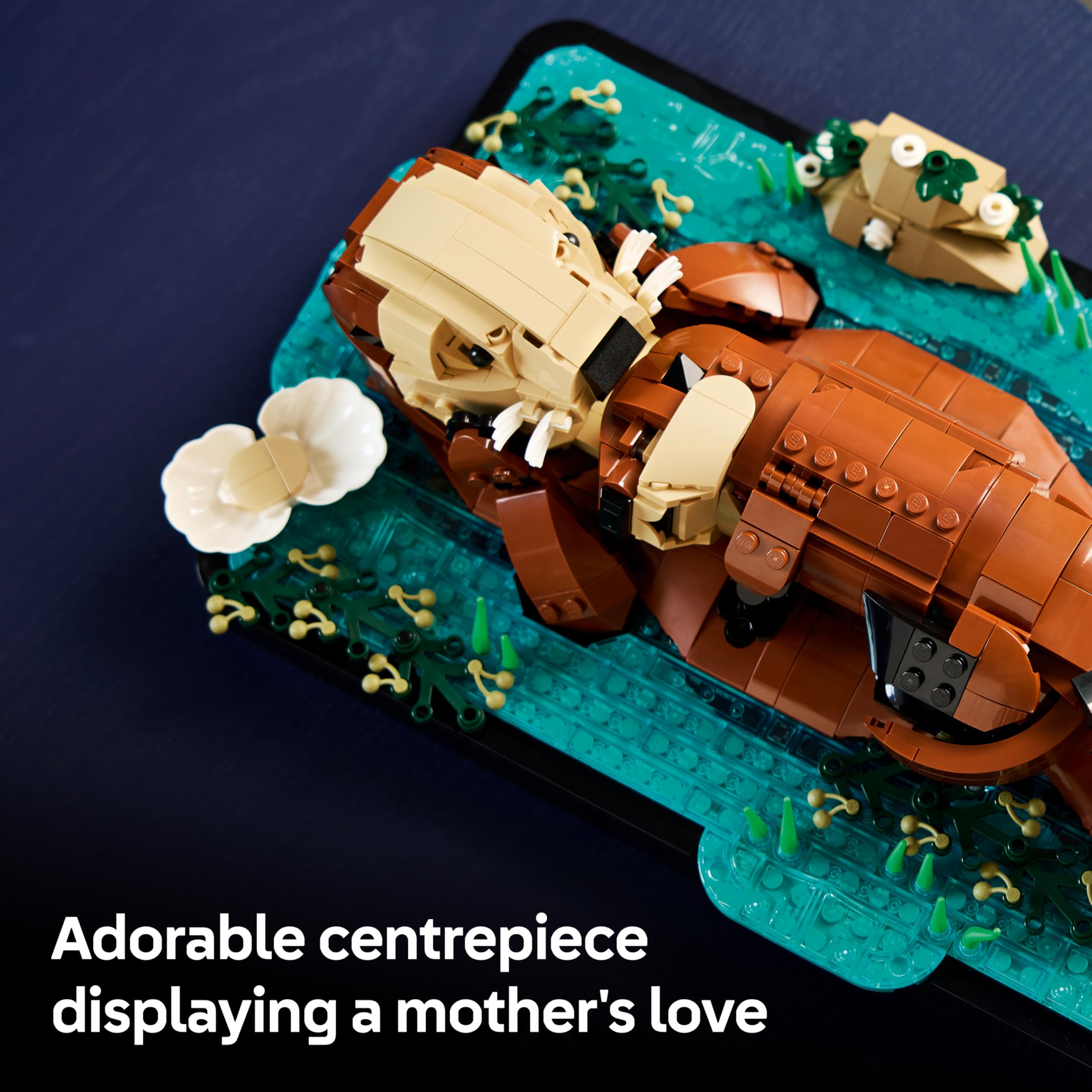 LEGO Ideas Floating Sea Otters 21366 Building Set for Adults | 18+ | Mindful Craft Kit 7