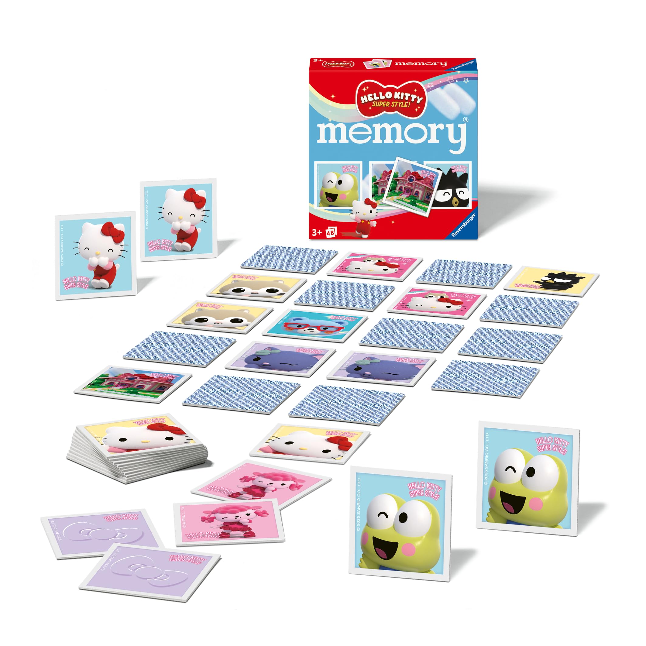 Ravensburger Hello Kitty Mini Memory Game for Kids Age 3+ | 2-6 Players | 48 Cards 2