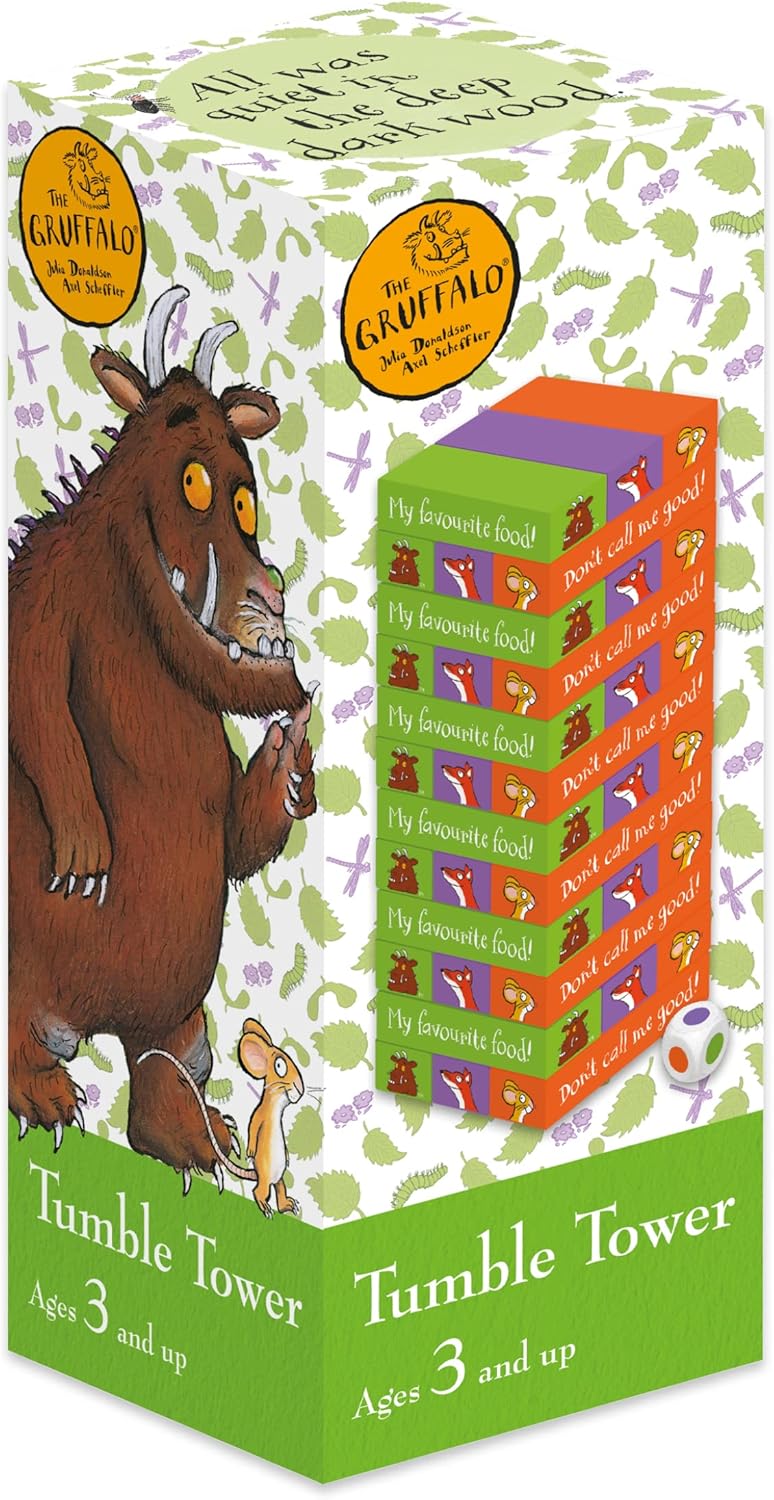 Robert Frederick - Gruffalo Tumble Tower Game Wooden Set with Dice