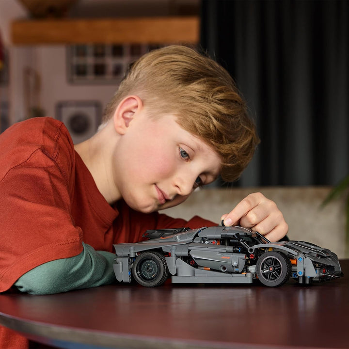 LEGO Technic Koenigsegg Jesko Absolut Grey Hypercar - Model Race Car Building Set for Ages 10+