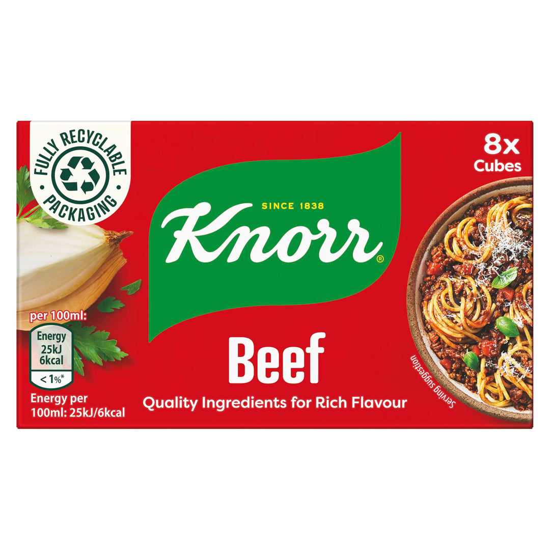 Knorr Beef Stock Cubes Gluten-Free 8 x 10g