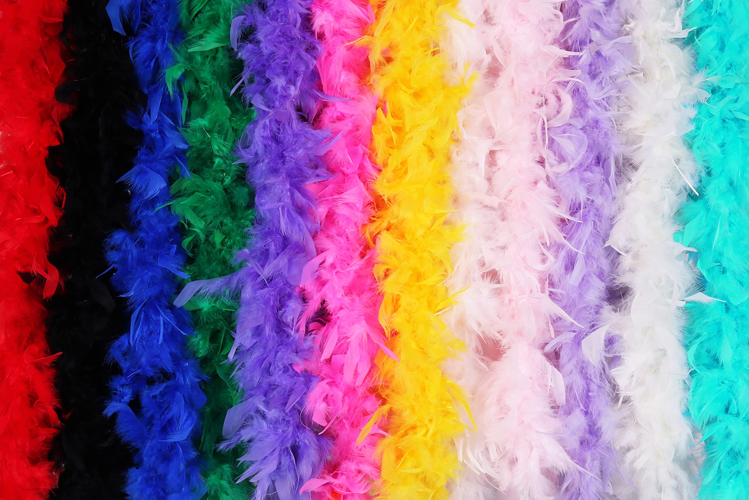 Trimits Marabou Feather Boa - 1.8m Length, Black | Soft & Fluffy | Adult Fancy Dress Accessory 7