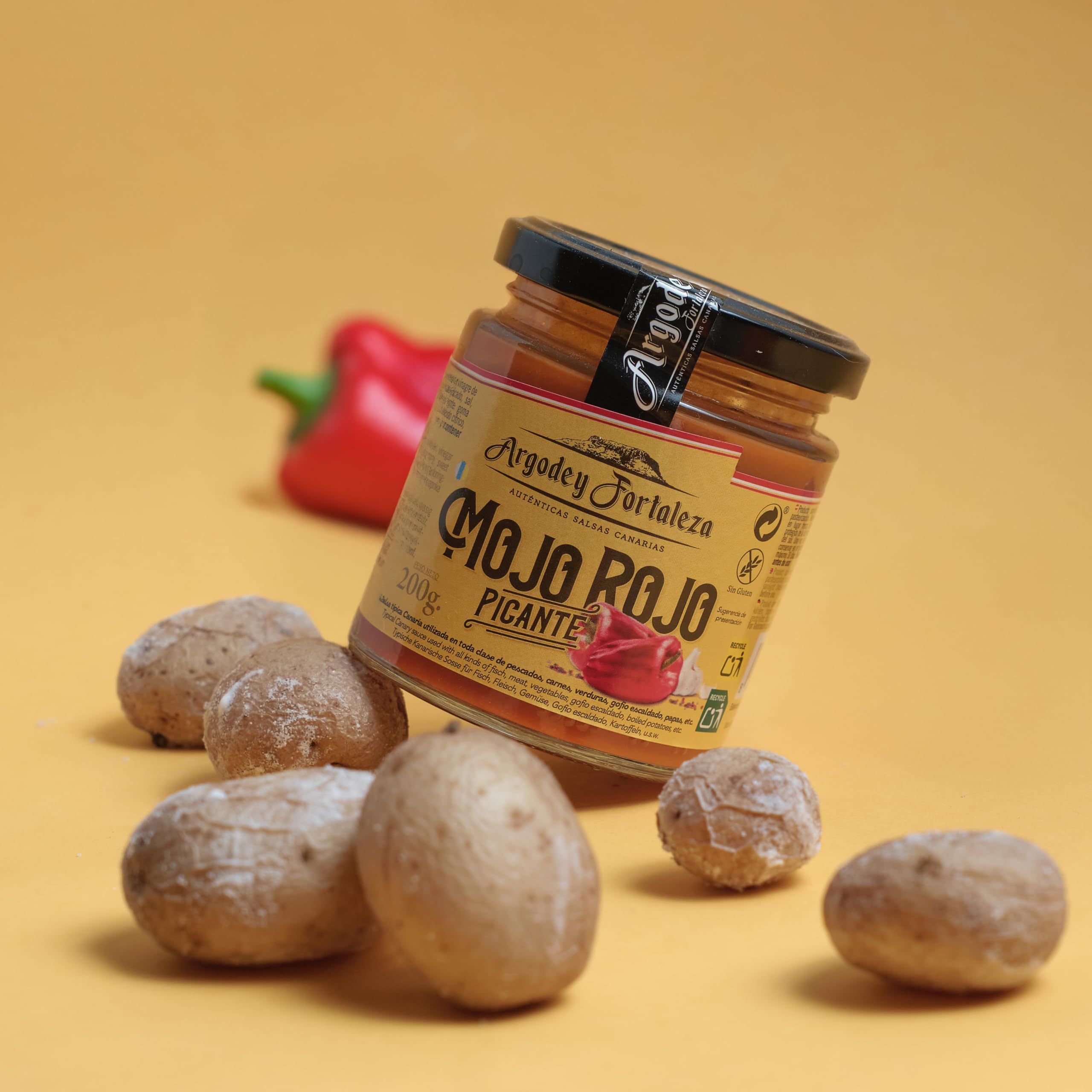 Argodey Fortaleza Spicy Red Mojo - Authentic Canarian Recipe | 200g 2